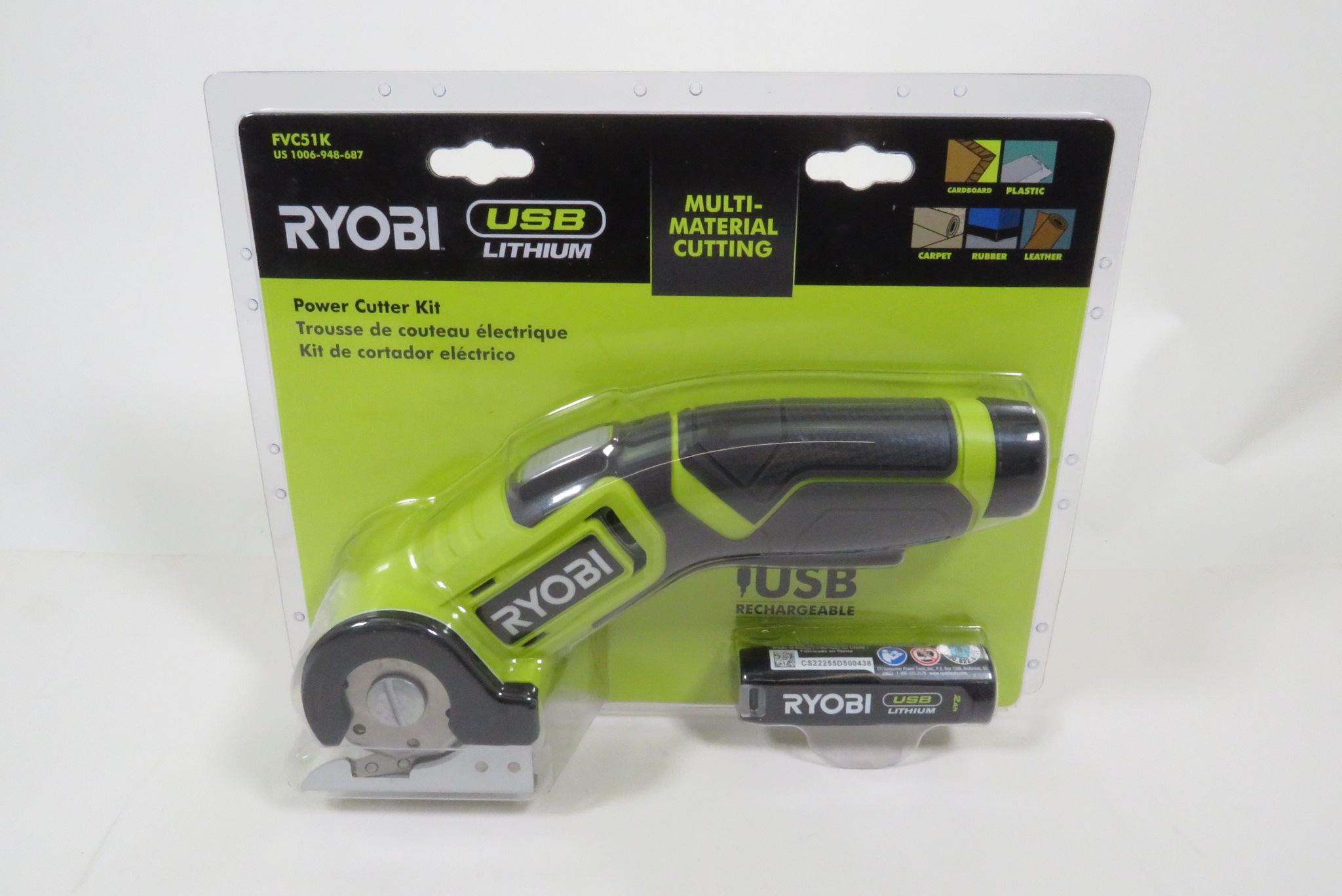 USB LITHIUM POWER CUTTER KIT - RYOBI Tools