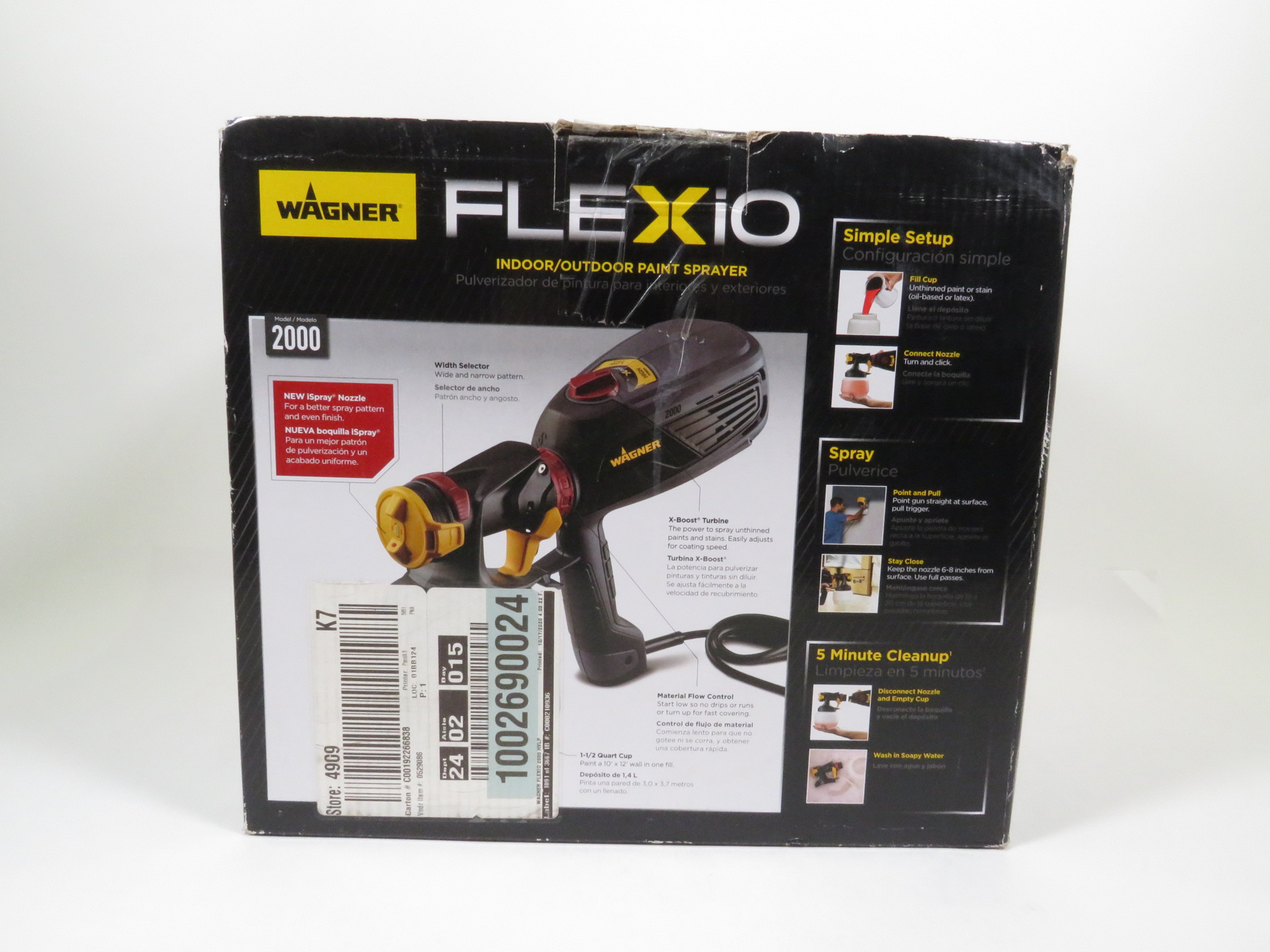 Wagner Flexio 2000 Indoor/Outdoor Paint Sprayer