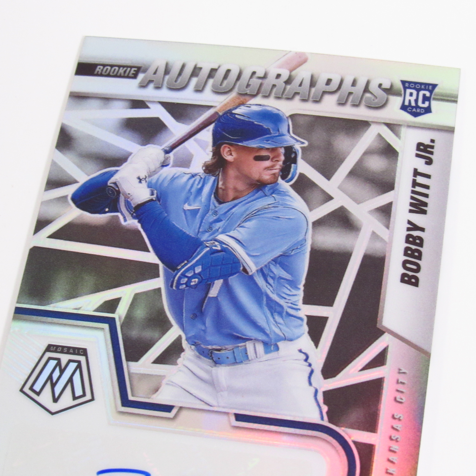 Bobby Witt Jr RAM-ZS Panini Prizm 2022 Mosaic Baseball