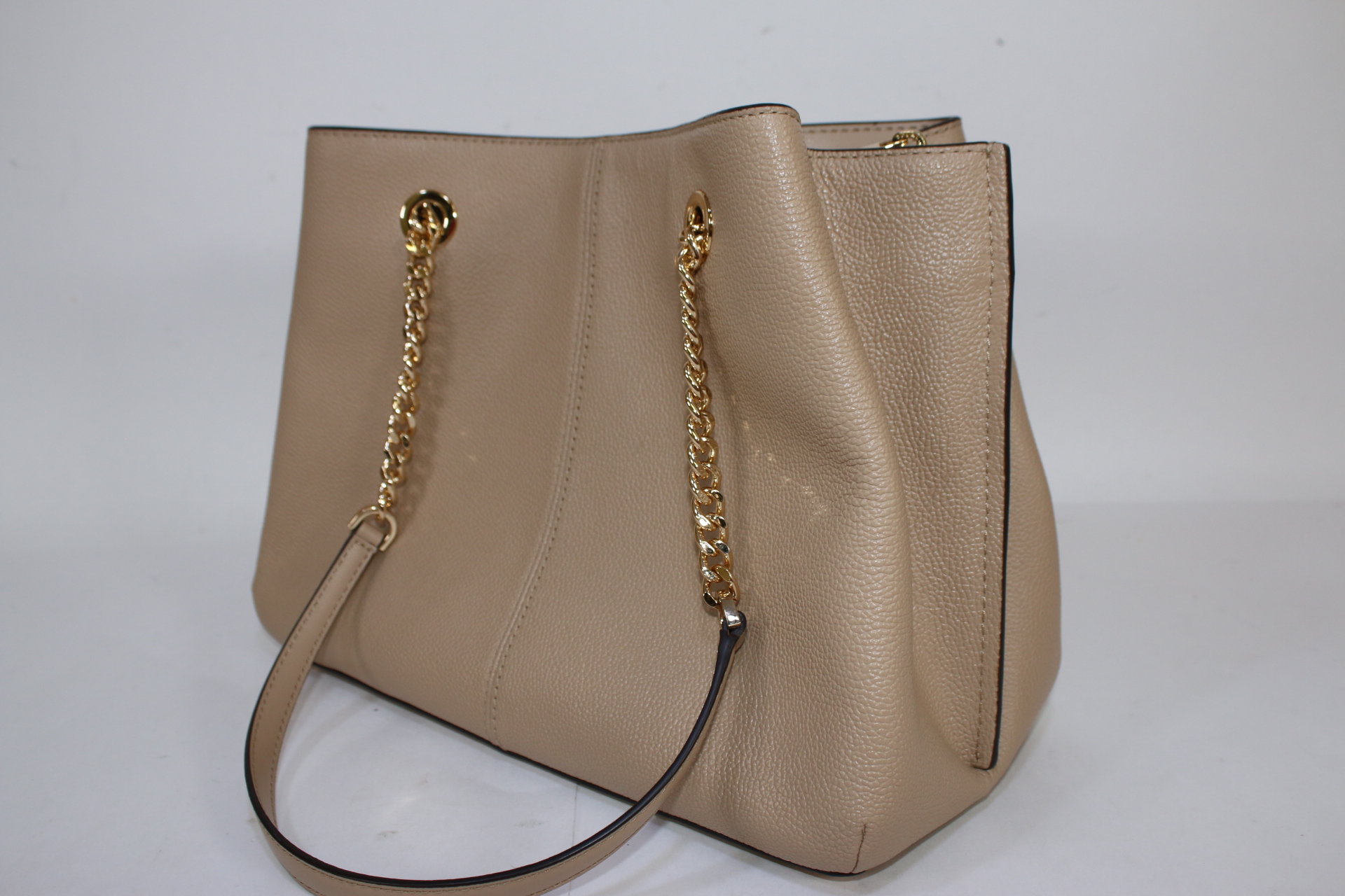 Michael Kors Teagen Small Messenger Tan Crossbody Bag NB1912 S20