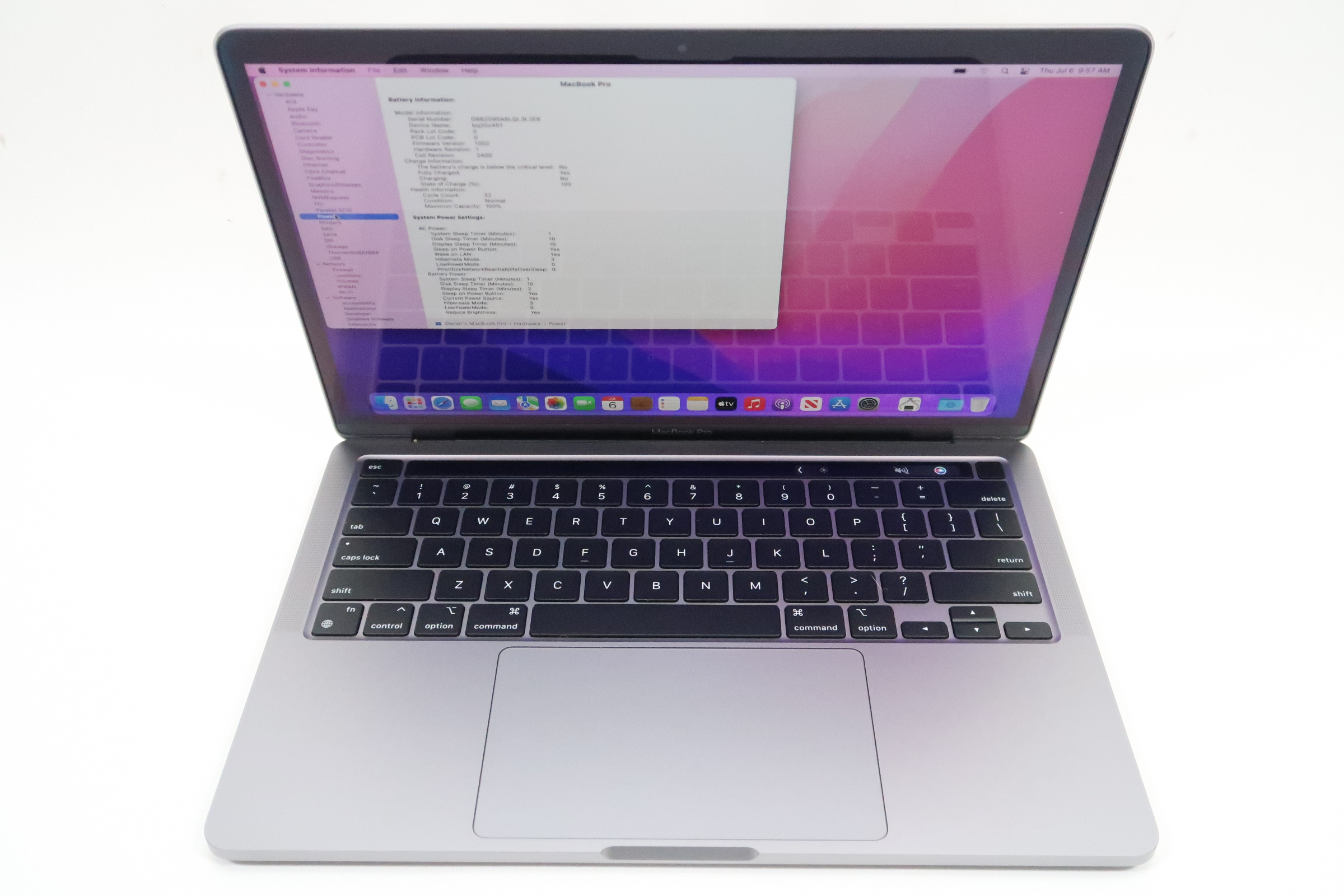 Apple MYDA2LL/A MacBook Pro (2020) M1 8CPU/8GPU@3.2GHz 8GB