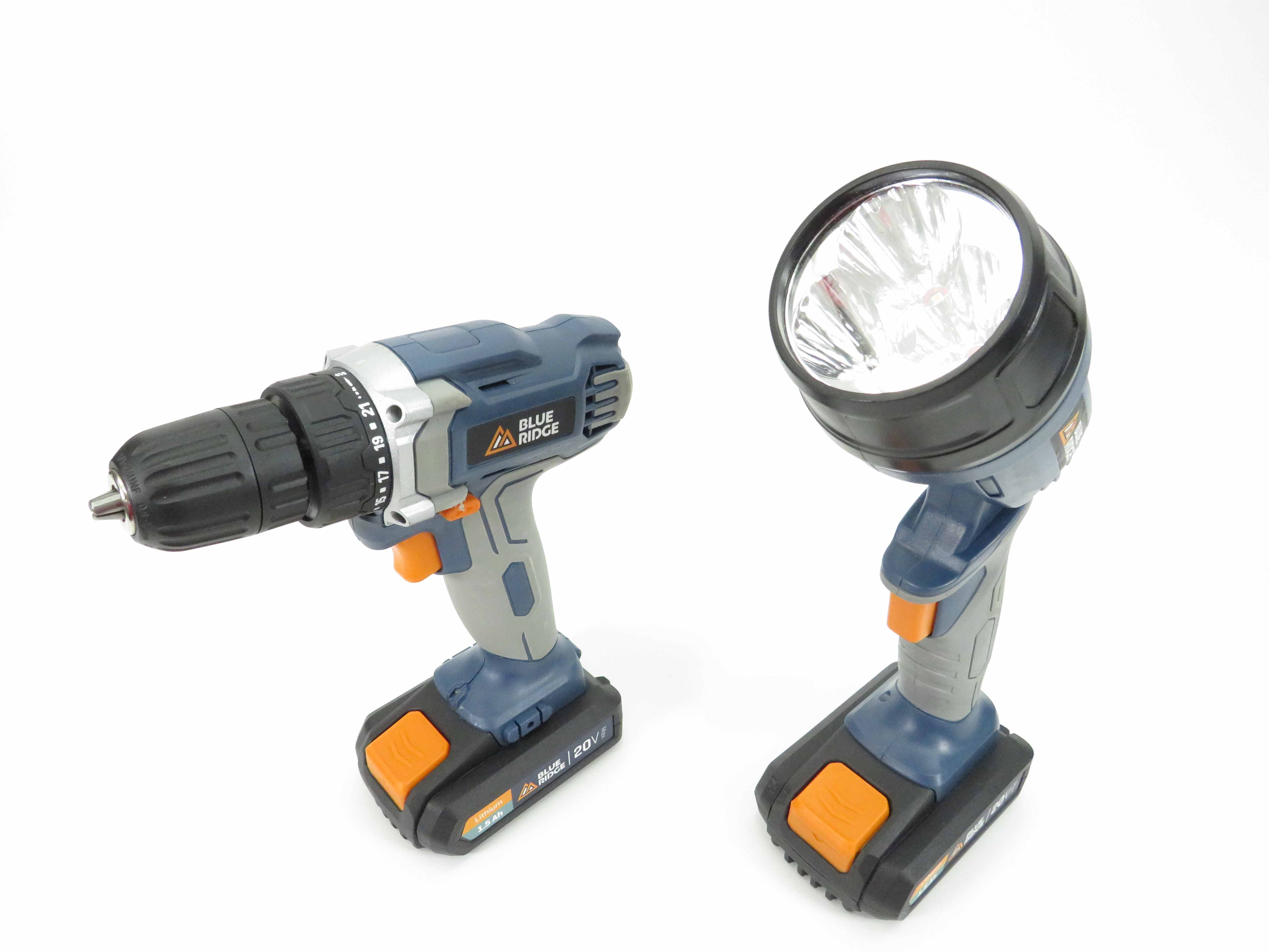 Blue Ridge Drill Driver Work Light Tool Set BR2800U BR2805U