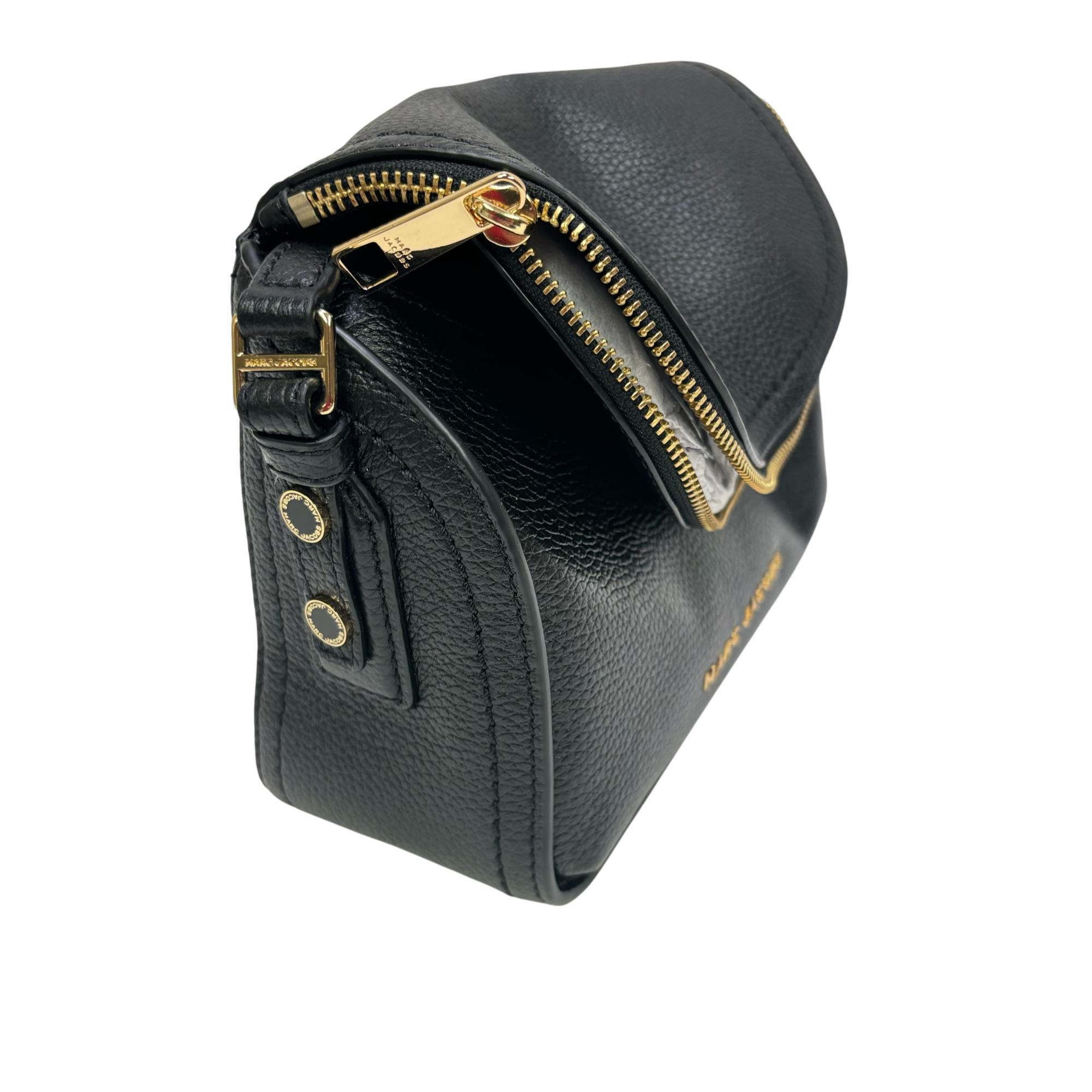 Marc Jacobs M0016932 Messenger Crossbody Black Leather Bag