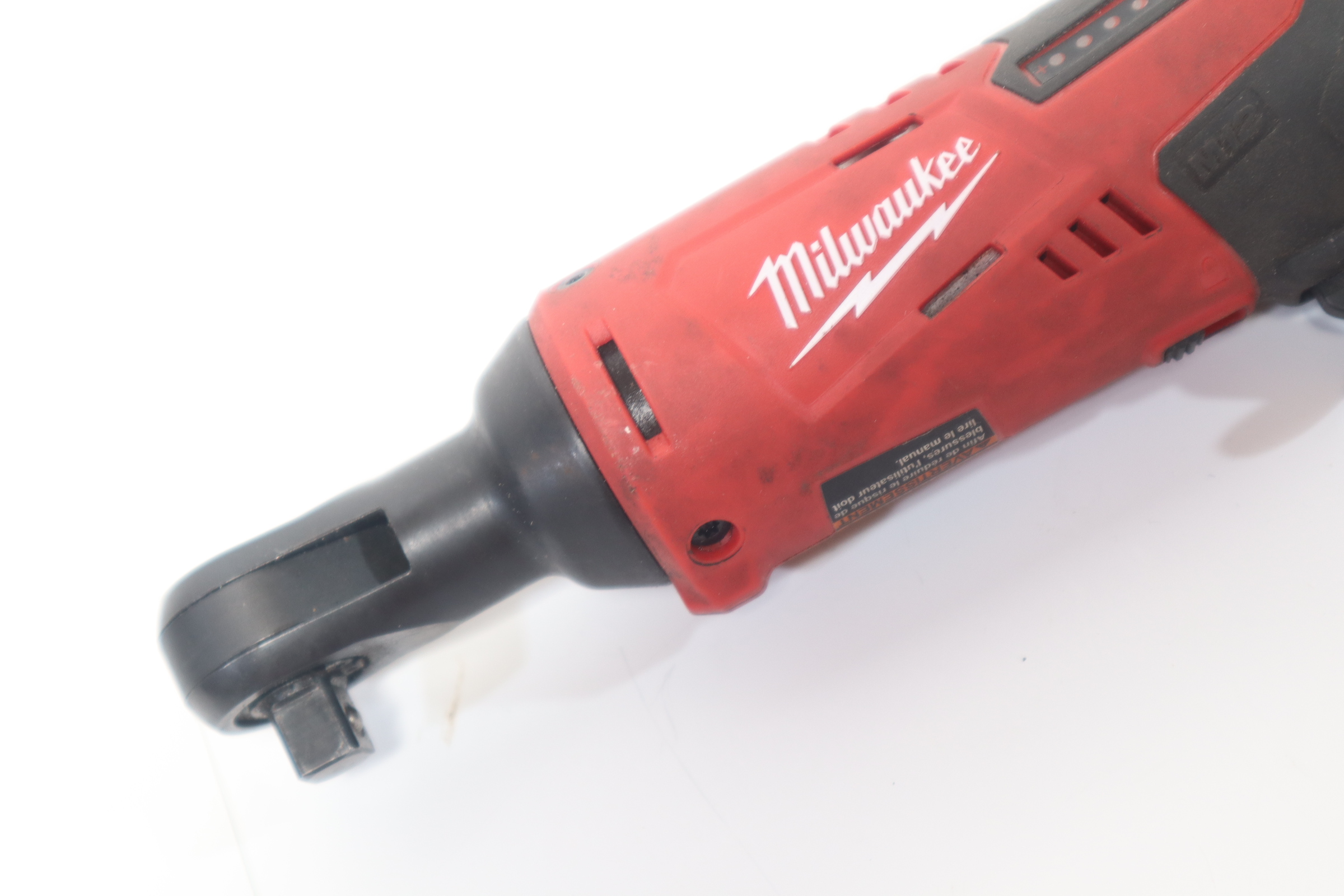 Milwaukee M12 3/8 Ratsche 2457-20 – Akku-Betrieb, 250 U/min, 10,7 Nm Drehmoment, Kompakt 26,4 Cm