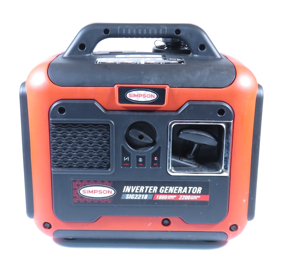 Simpson SIG2218 1800 Running Watts Gasoline Portable Inverter Generator