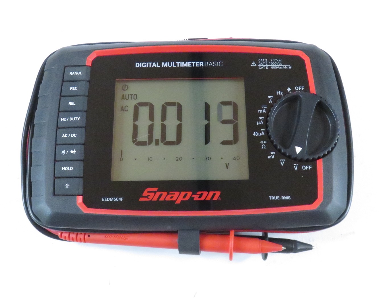 Snap-on Tools EEDM504F True RMS LCD Daylight Display Basic Multimeter