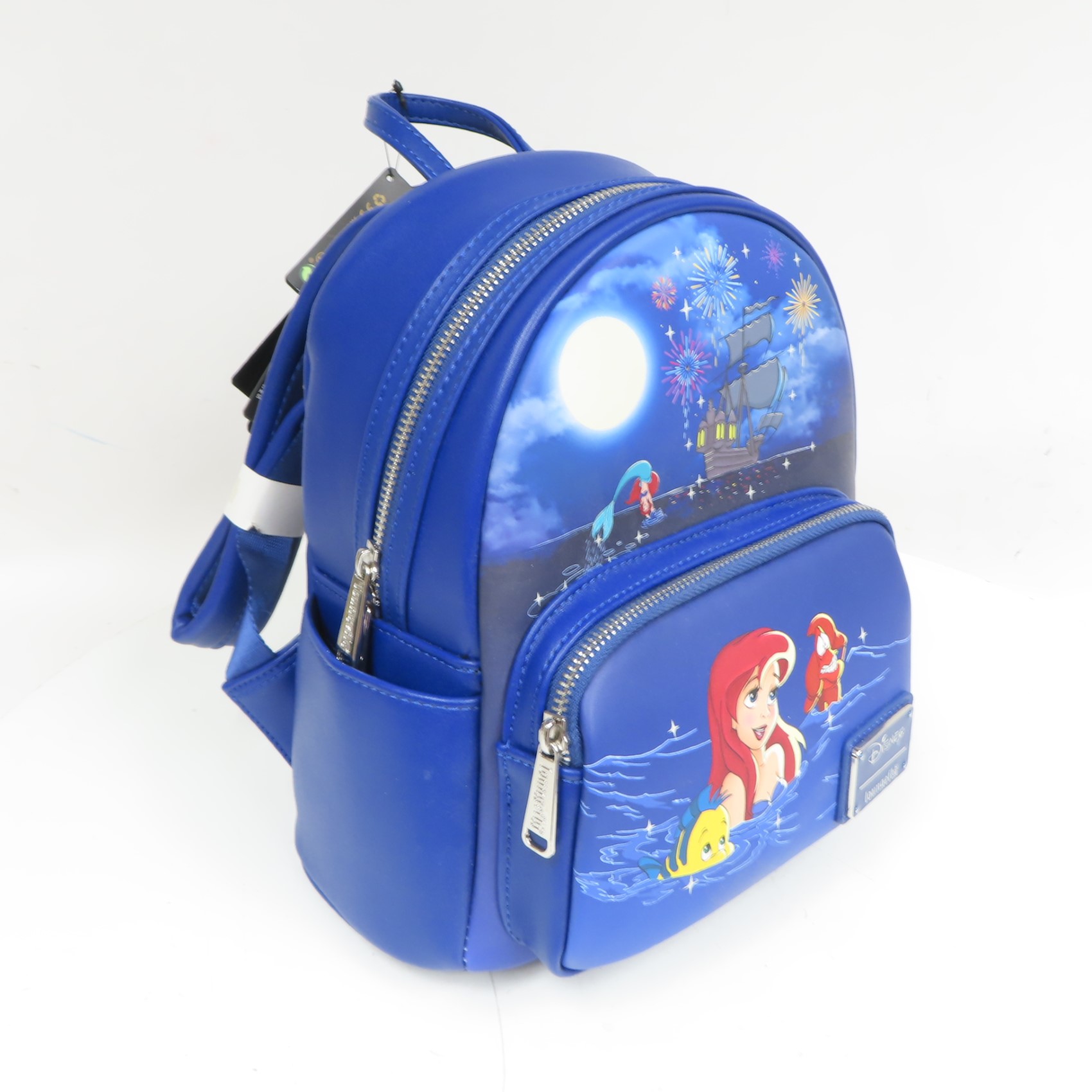 Loungefly Disney The Little Mermaid Ariel Fireworks Mini Backpack Loungefly Disney The Little Mermaid Ariel Sea Flowers Mini  main image 2