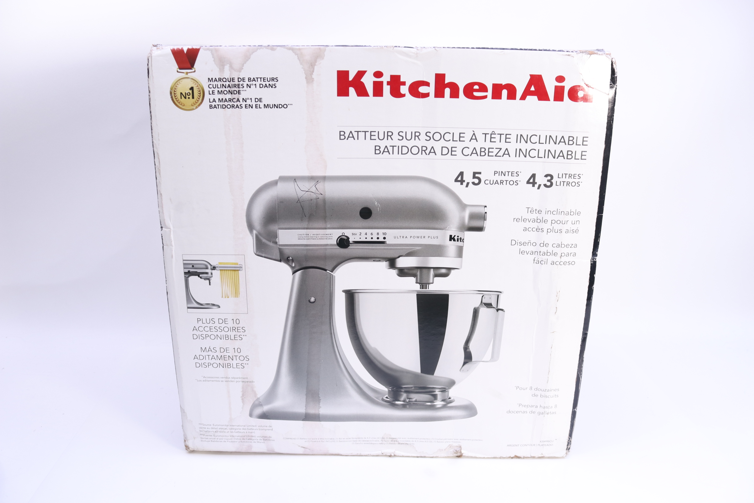 KitchenAid KSM96CU Ultra Power Plus Series 4.5 Qt TiltHead Stand Mixer