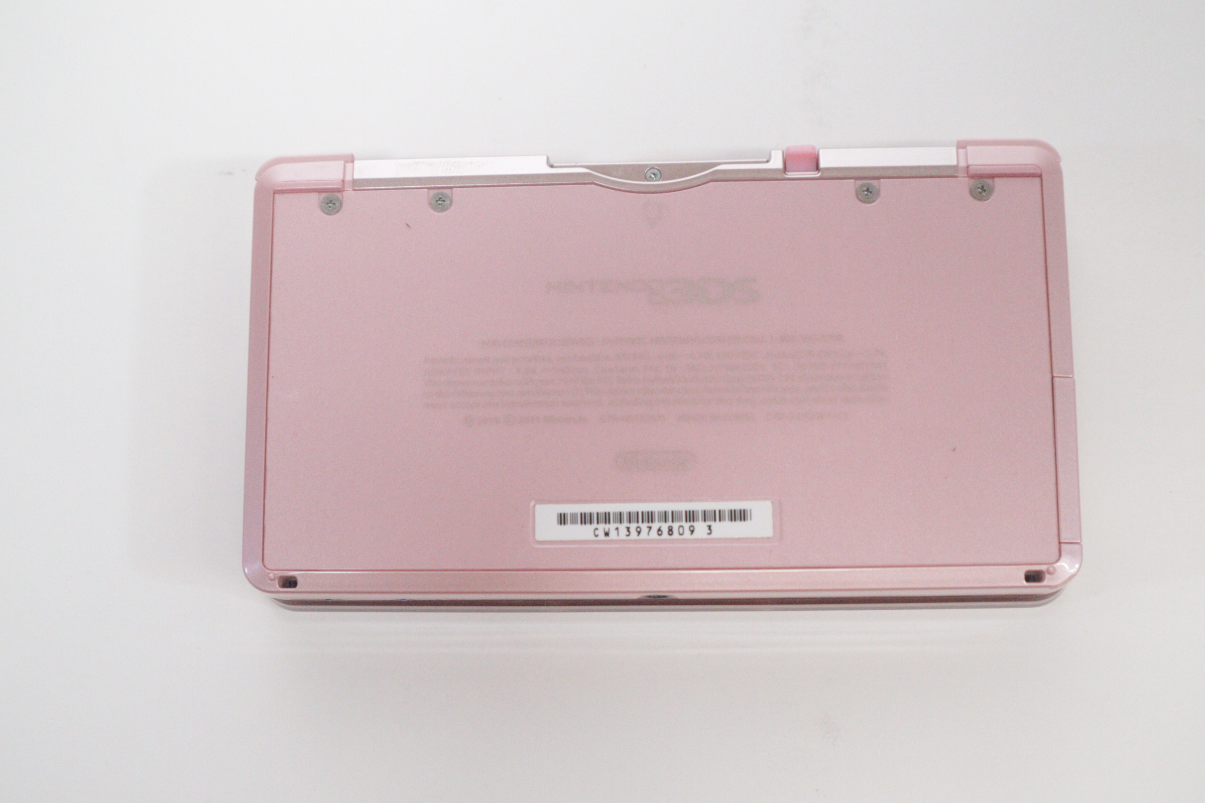 Nintendo 3DS CTR-001(USA) Pink Handheld Compact Video Game System 8093