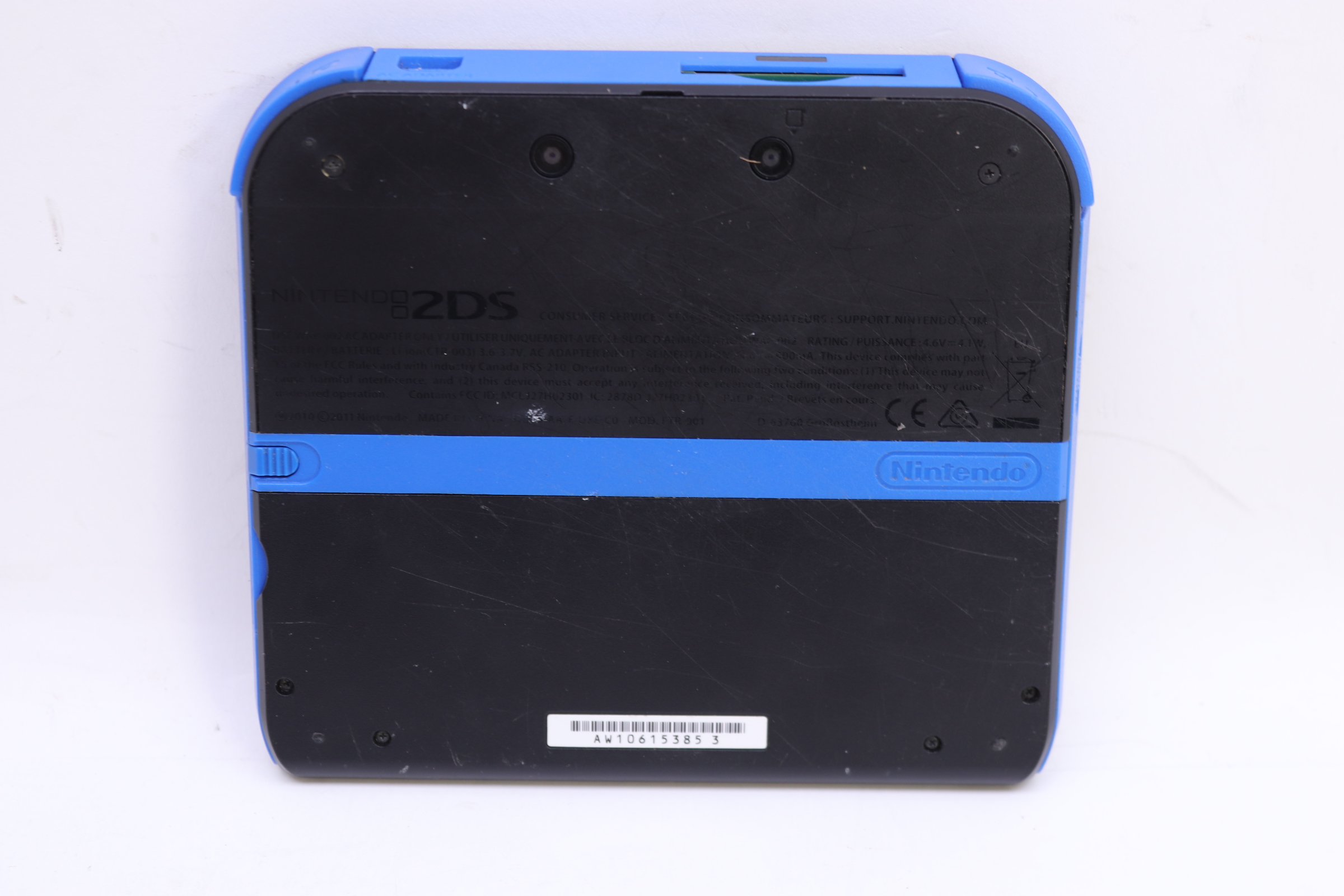 Nintendo 2DS FTR-001 Dual Screen 2D Handheld Video Game Console - 7573