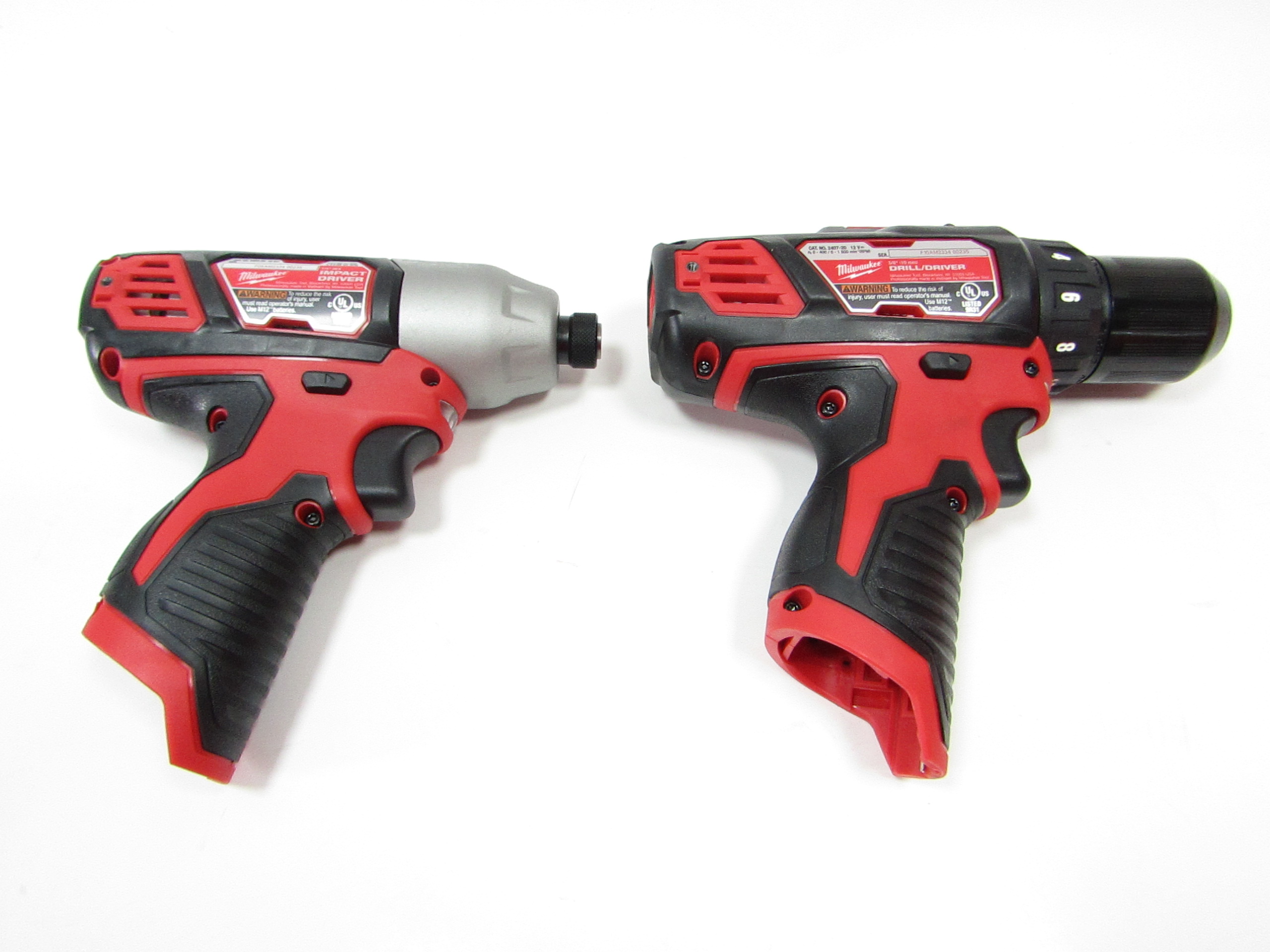 Milwaukee 2494-22 M12 Lithium Drill Driver/Impact Driver Combo Kit 1109