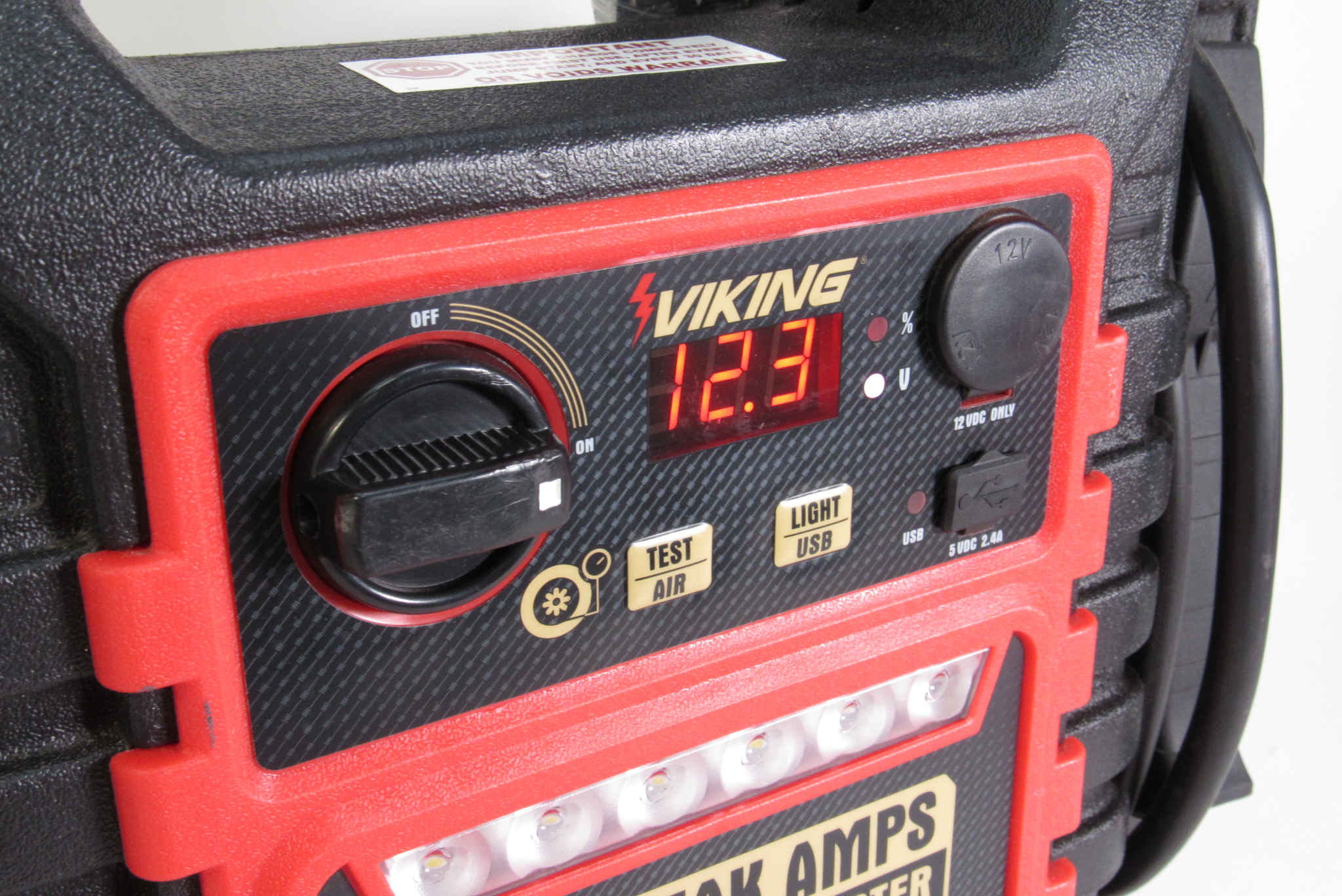 Viking 57085 12V LeadAcid Air Compressor 1700 Peak Jump Starter Pick