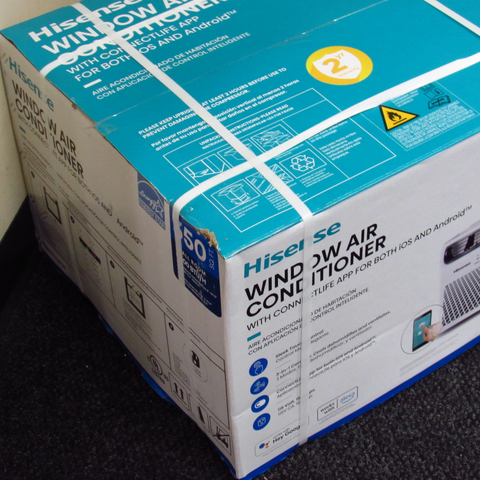 Hisense HAW0821CW1W 350sq ft Window Air Conditioner Local PickUp Only