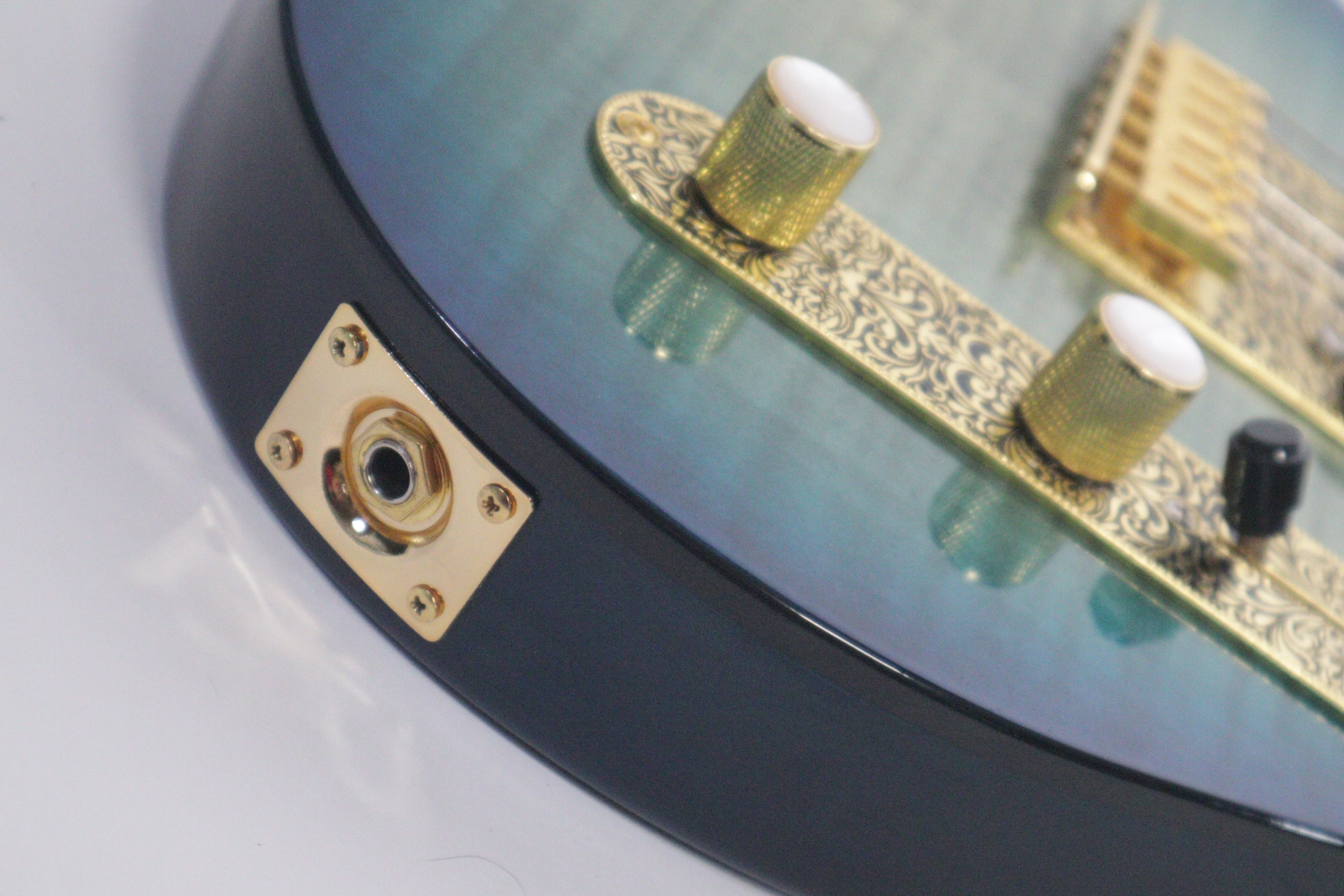 Leo Jaymz TL Style TL-100 Transparent Blue 6-String 22-Fret
