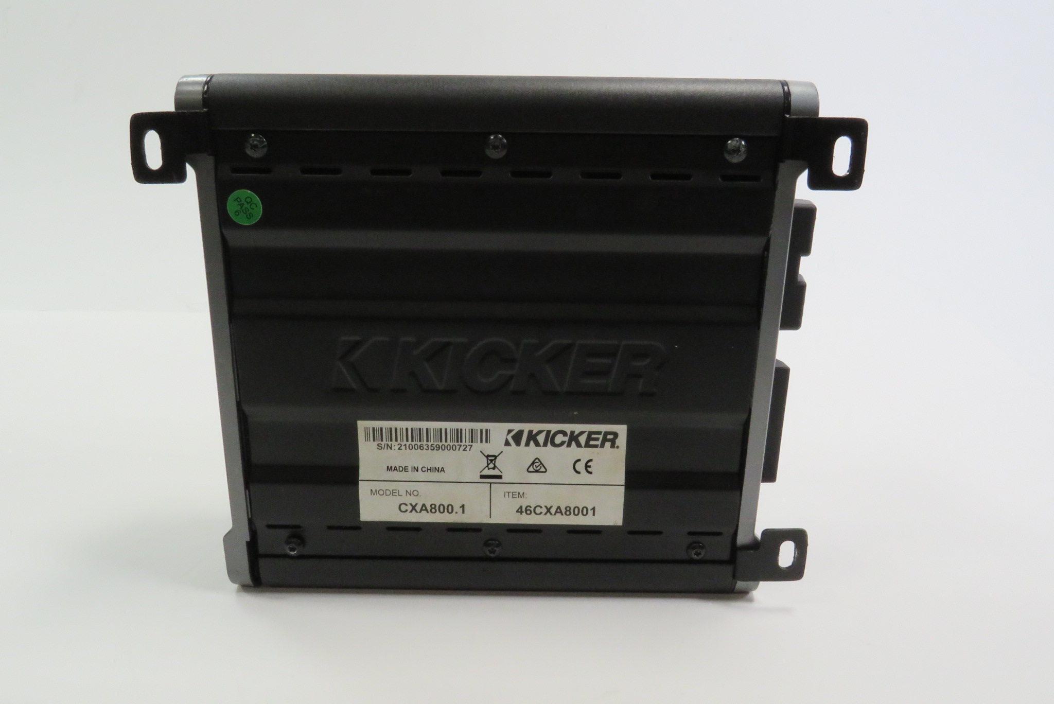 Kicker CXA800.1 800W Peak (600W RMS) CX Series ClassD Monoblock Amplifier