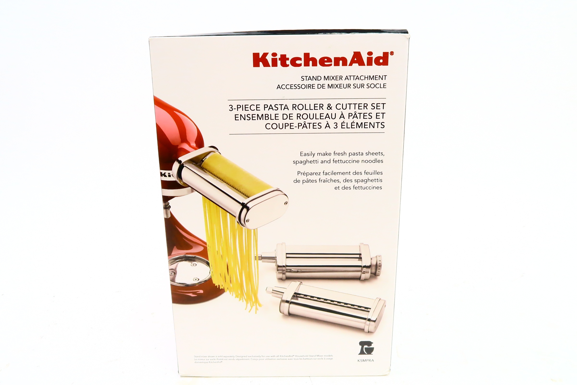 KitchenAid KSMPRA 3-Piece Pasta Roller and Cutter Set BRAND NEW