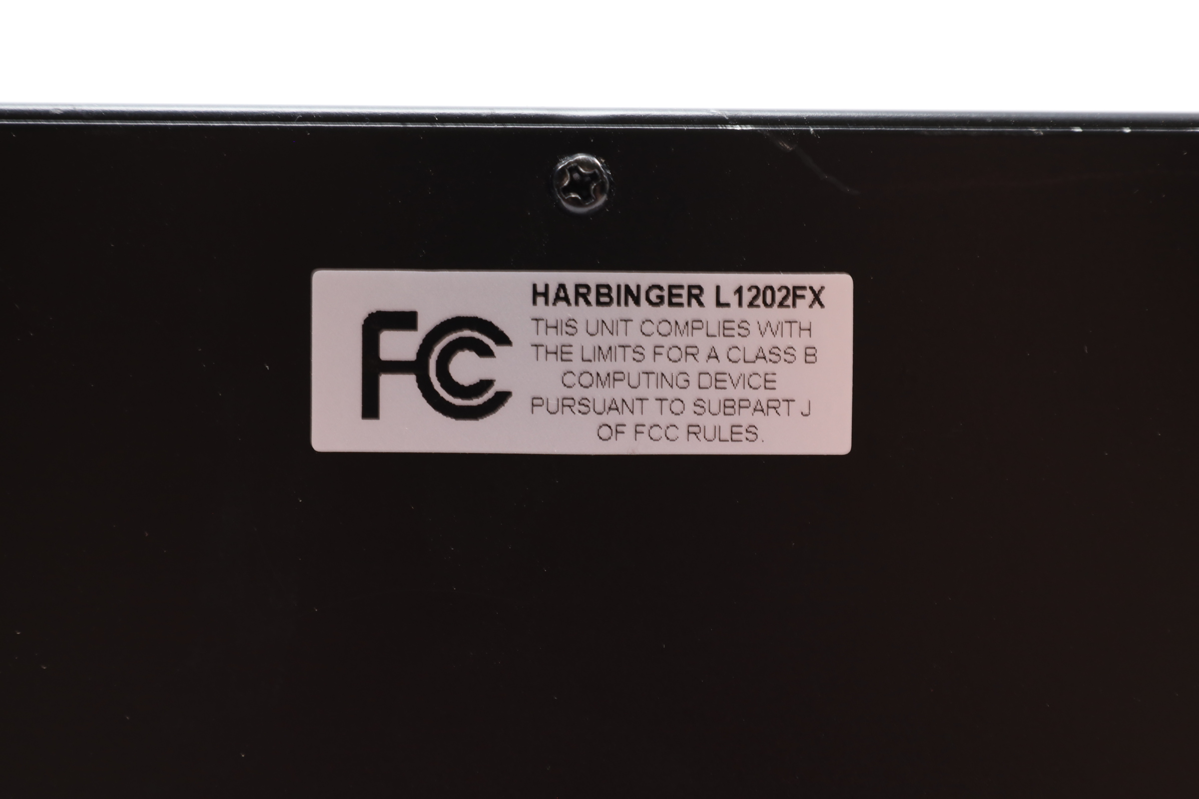 Harbinger L1202FX 12-Channel Phantom Power Effects Audio Mixer