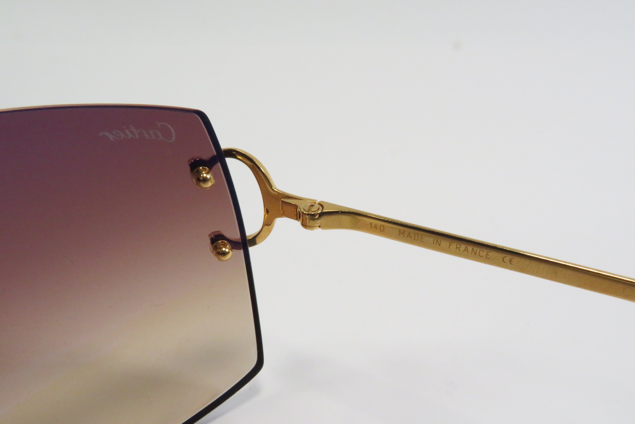 Cartier CT0009RS 001 Rimless Sunglasses