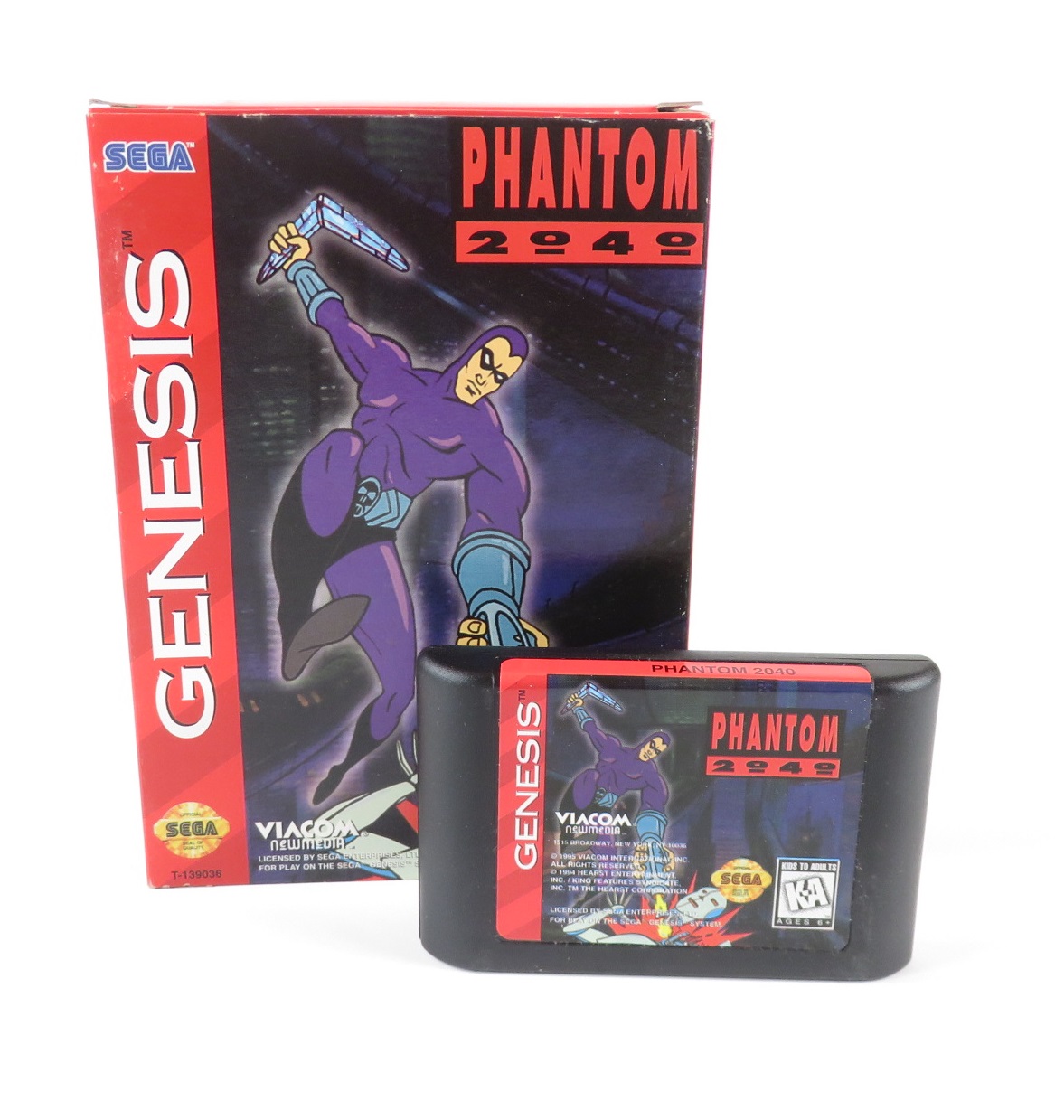 Phantom 2040 Video Game for the Sega Genesis