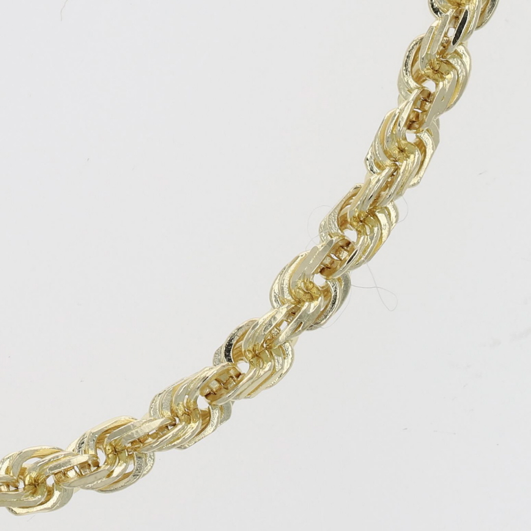 14k Rope Chain 22 In 2.2mm Rope Link Chain 22.25