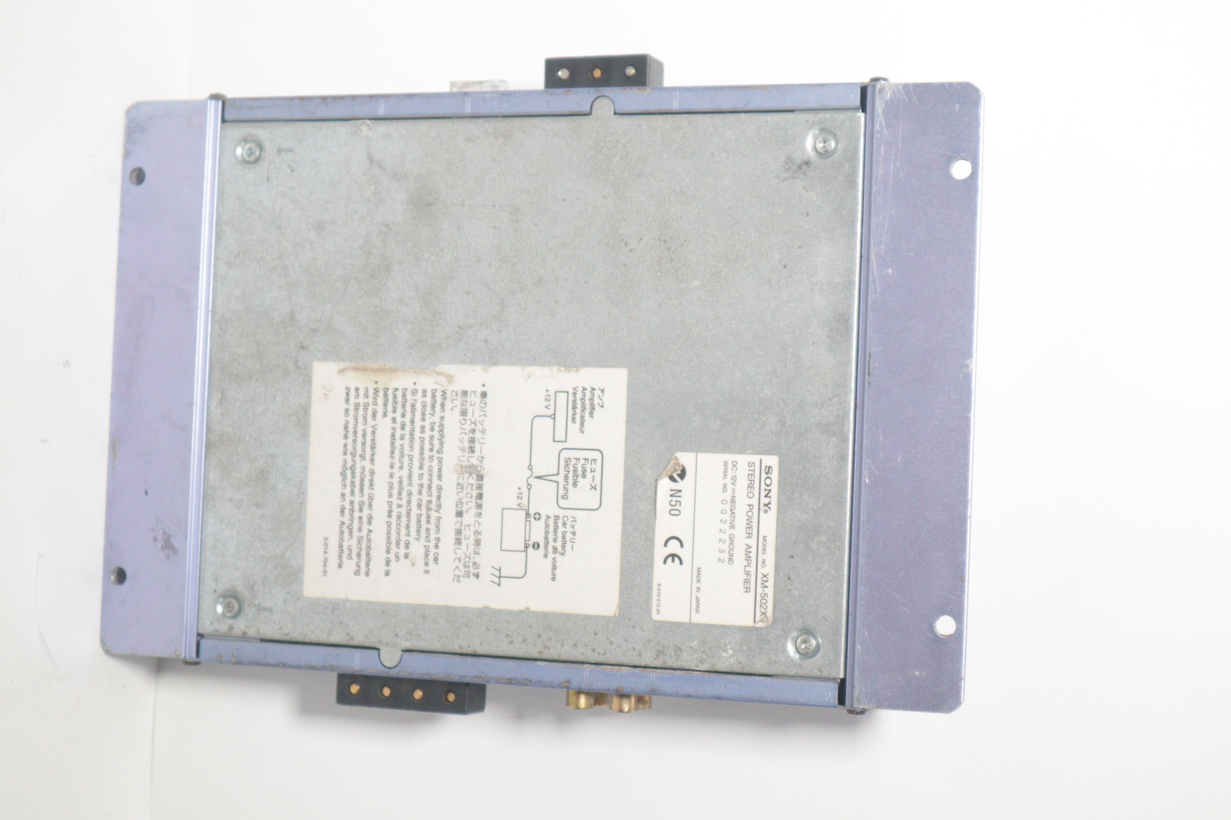 Sony XM-502X MOSFET Purple 2/1-Channel 300-Watt Power Amplifier 2232
