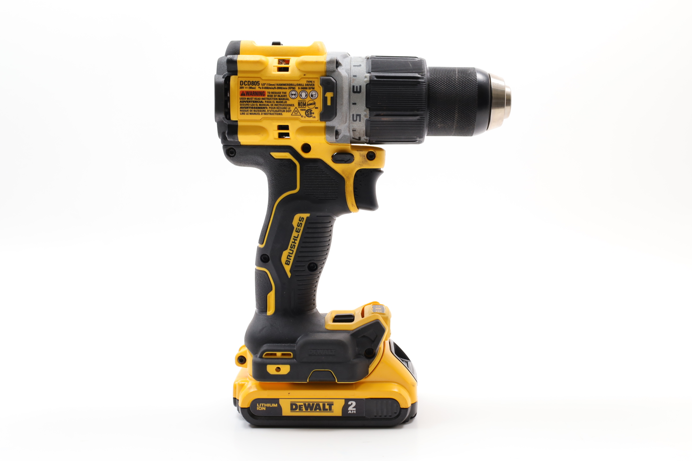 DeWalt DCD805 20V Lithium-Ion Compact 1/2