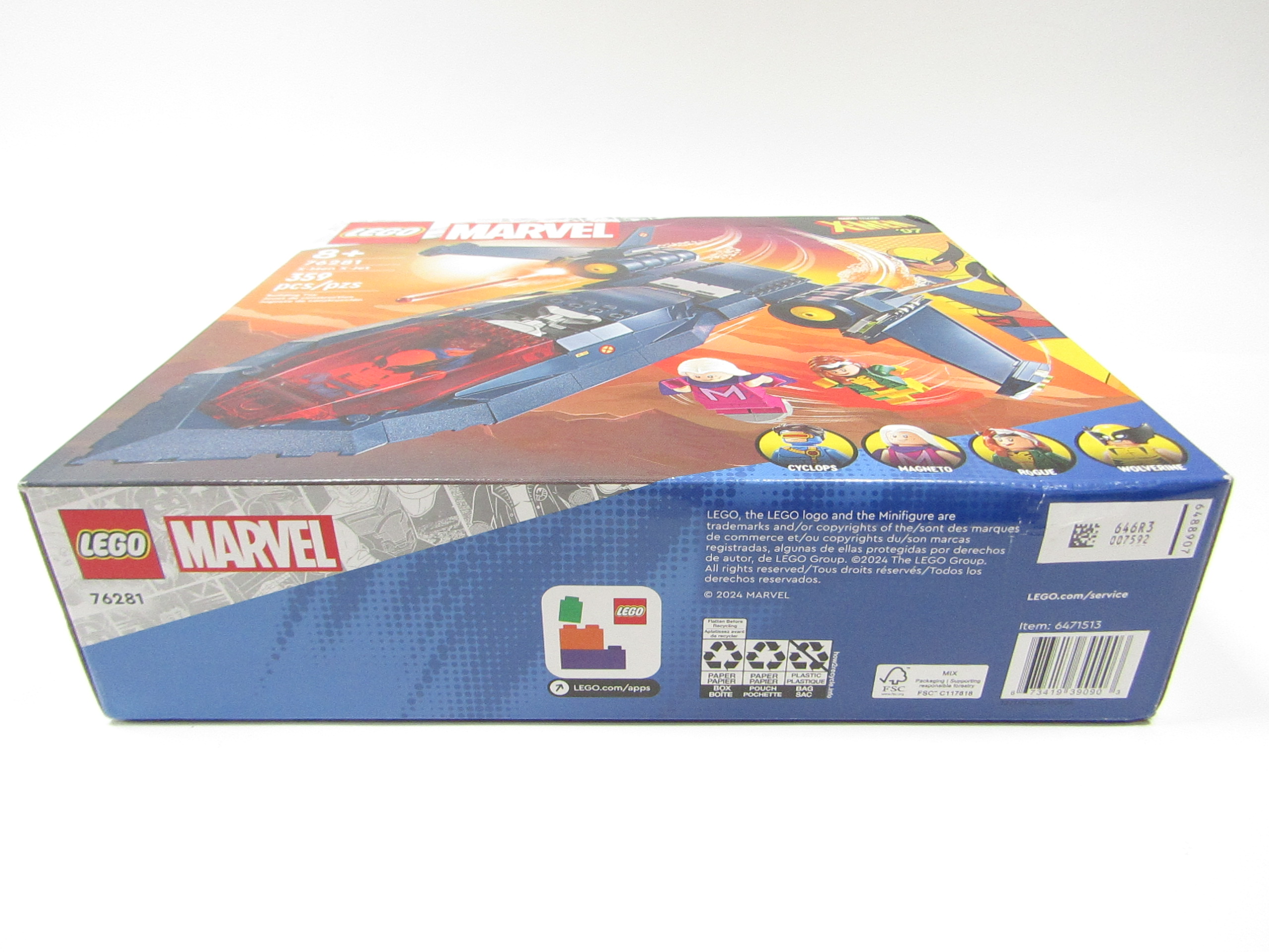 LEGO Marvel X-Men 76281 X-Men X-Jet 359 Piece Set