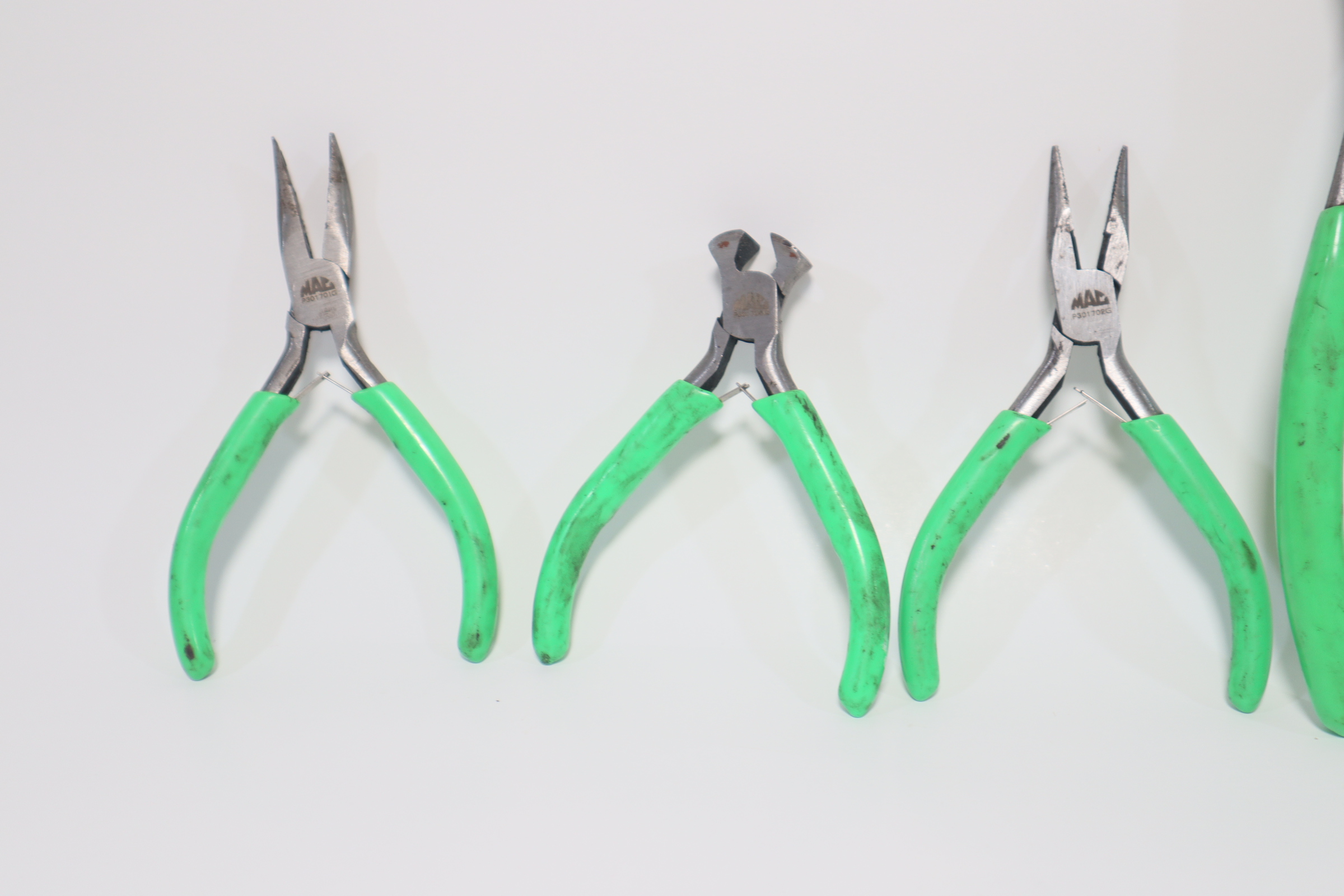 MAC Tools 7-Piece Green Handled Plier Set