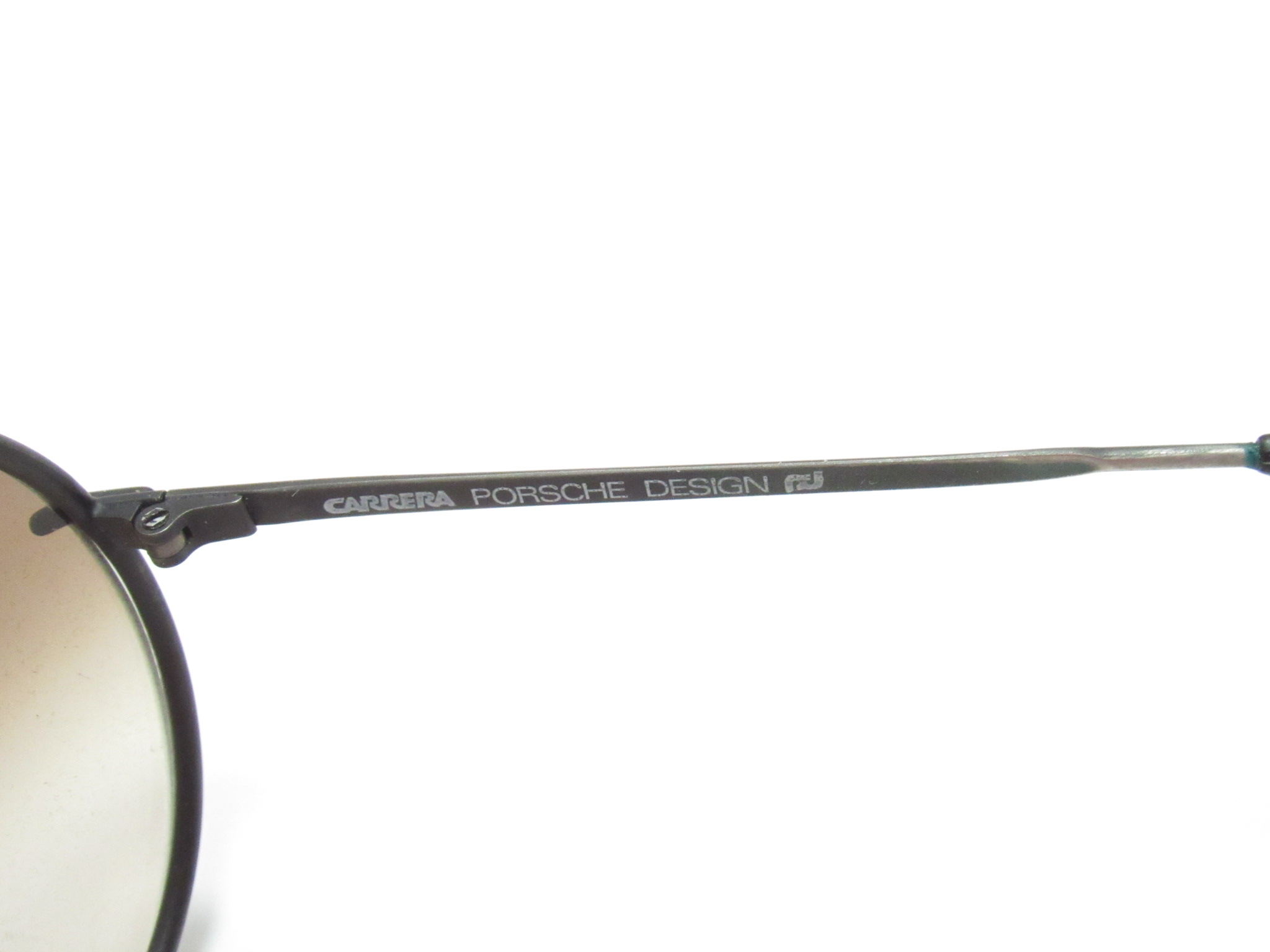 Lunettes De Soleil Porsche Design 5621 Vintage - Monture Dorée, Verres Marron - Occasion Très Bon État