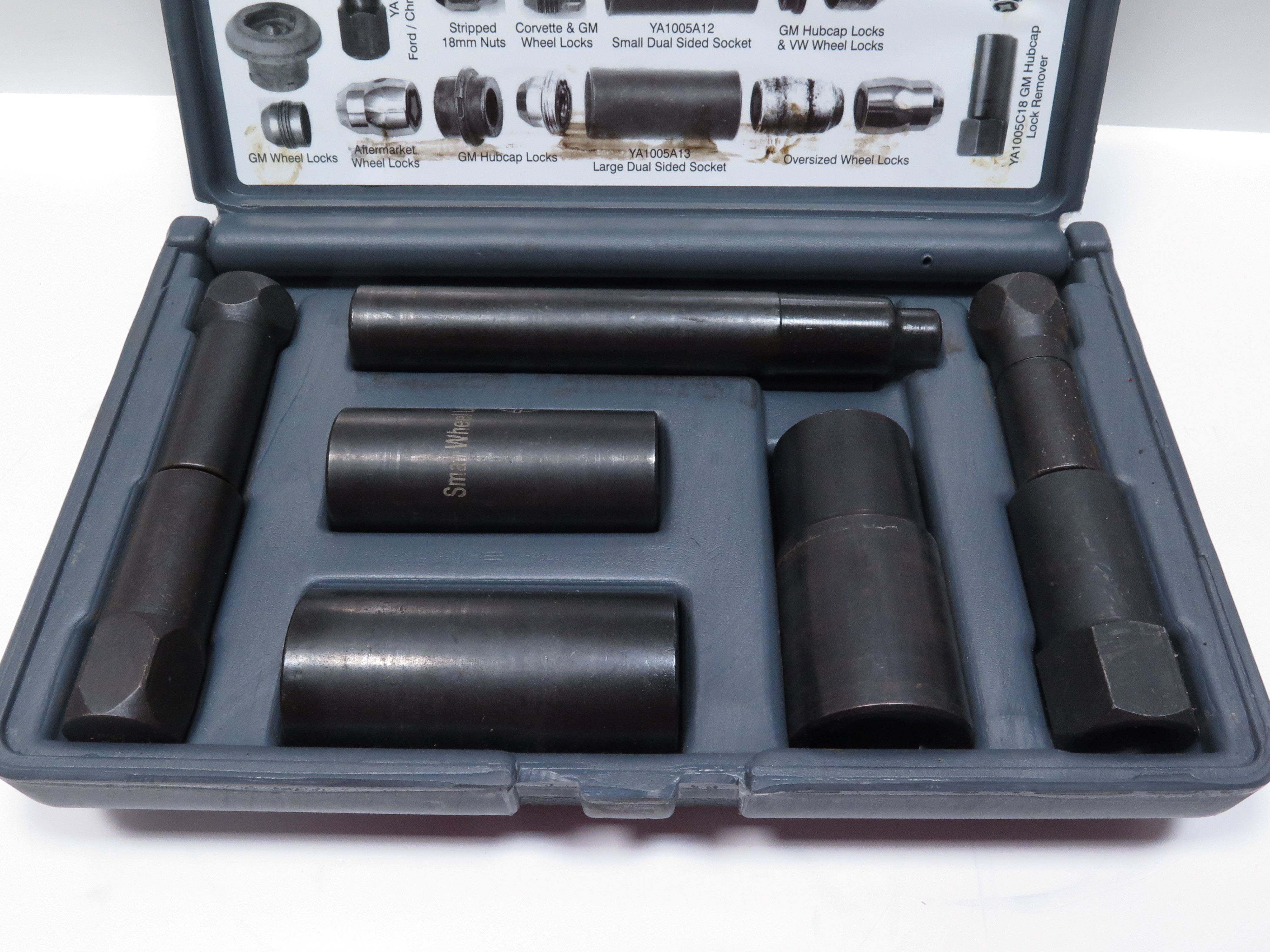 Blue Point YA1005C Deluxe 9pc Hubcap / Wheel Lock Removal Kit 6437