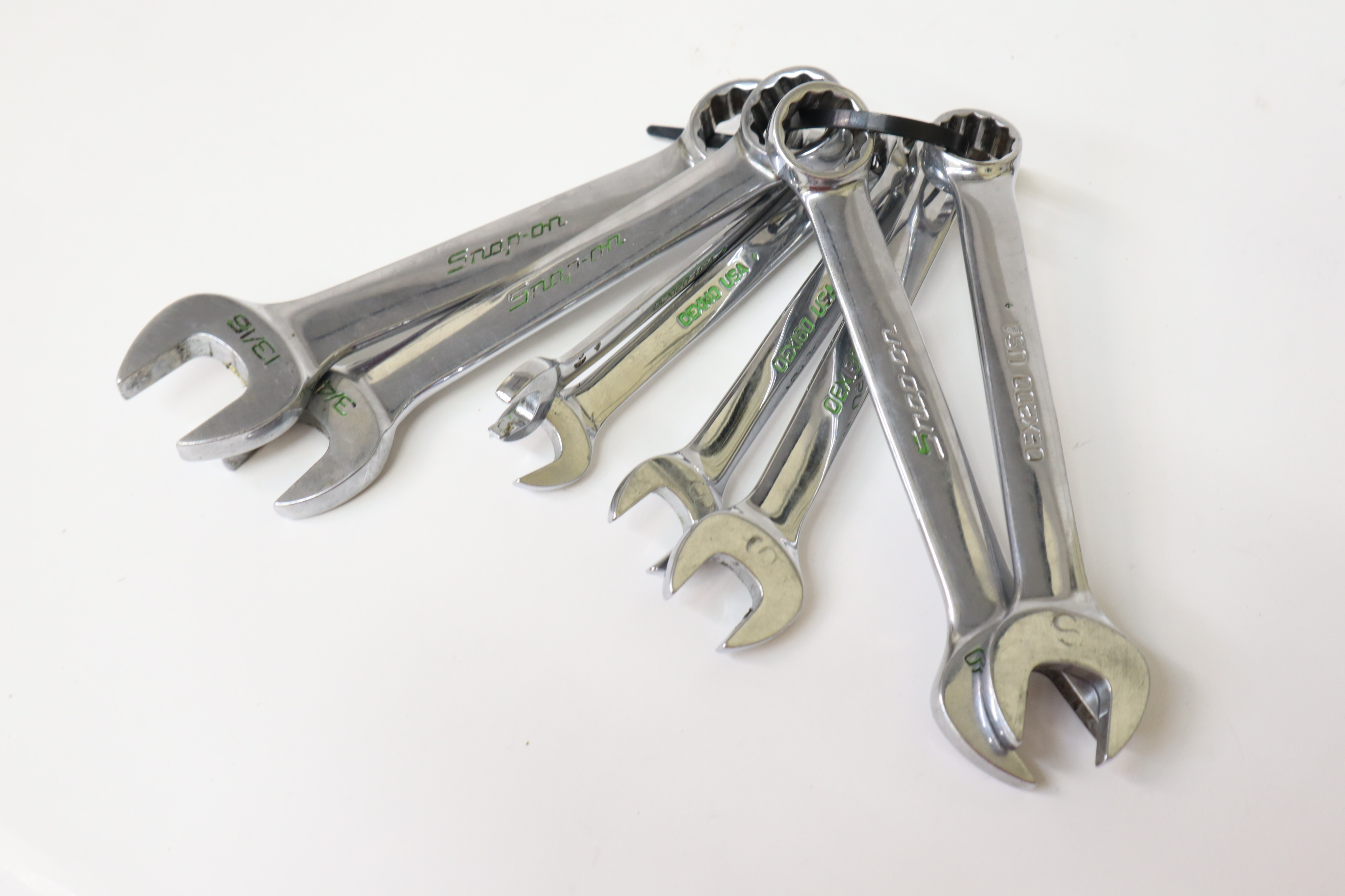 Snapon Tools OEX260 8 PC Short Combination Wrench Set