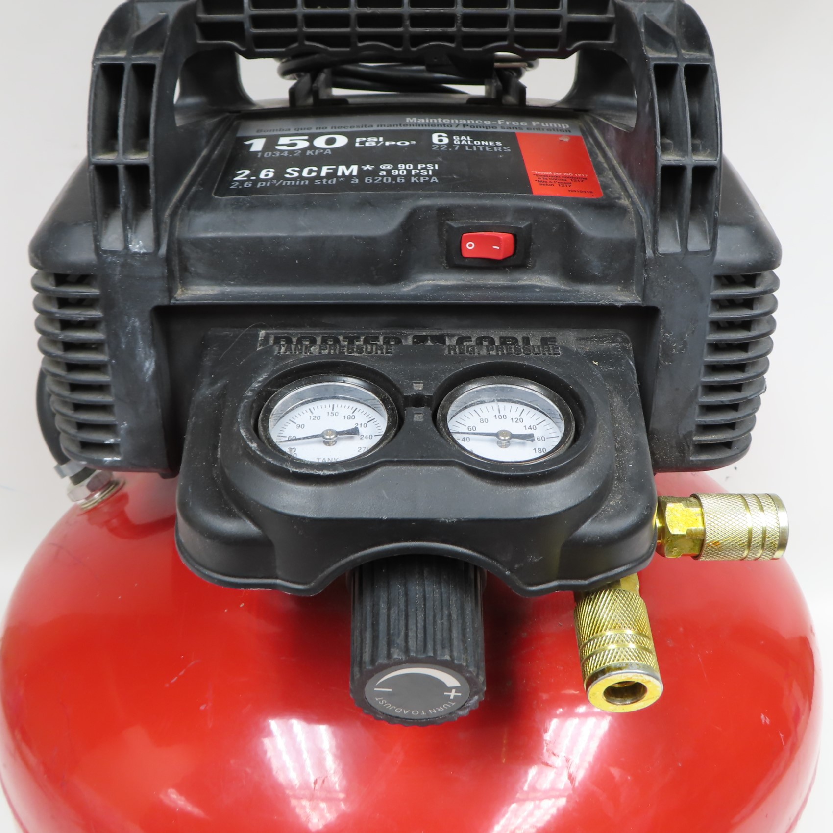 Porter Cable N310415 6 Gal. 150 PSI Portable Air Compressor (Local Pick ...
