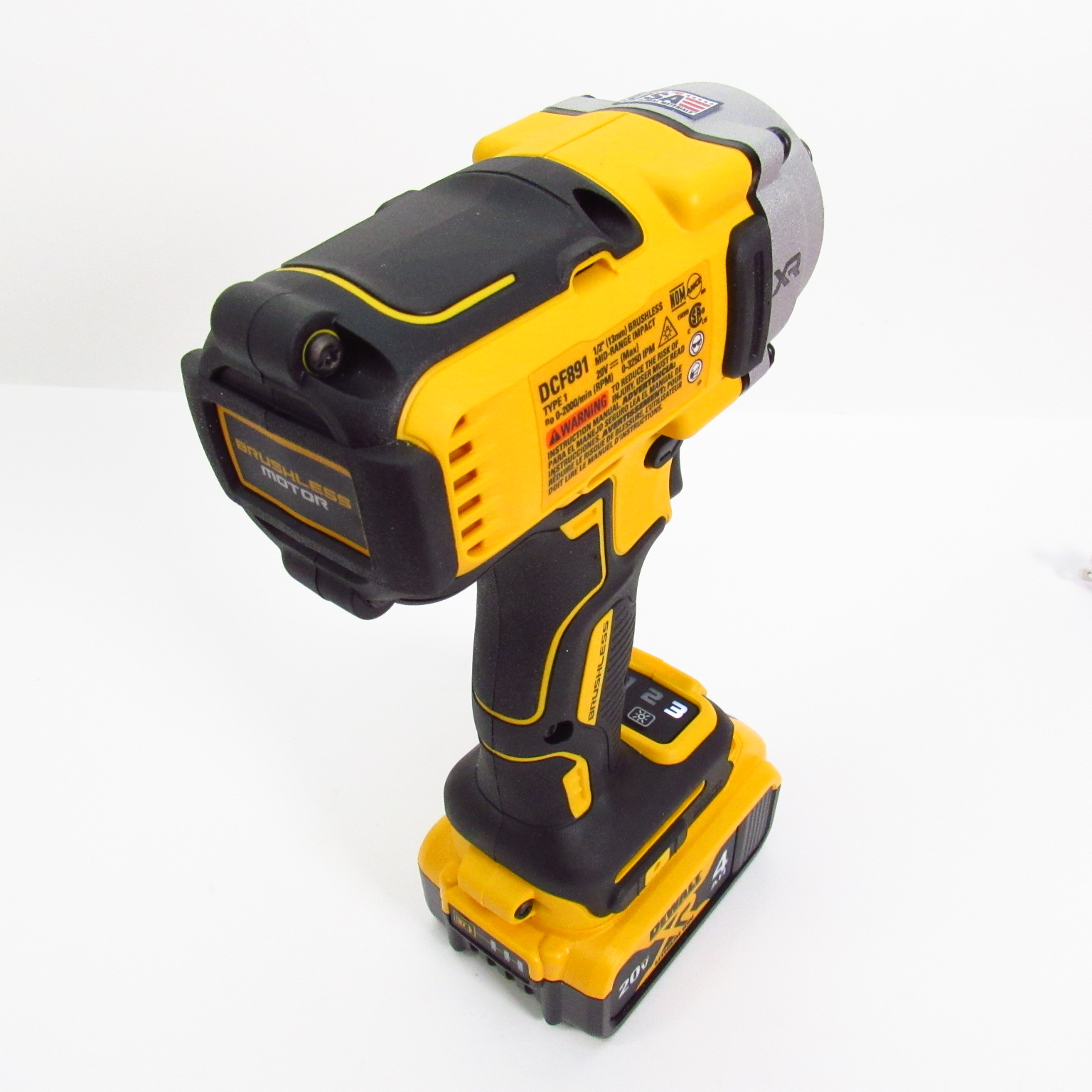 DeWalt DCF891 20V 1/2'' Drive Brushless Cordless MidRange Impact Wrench Kit