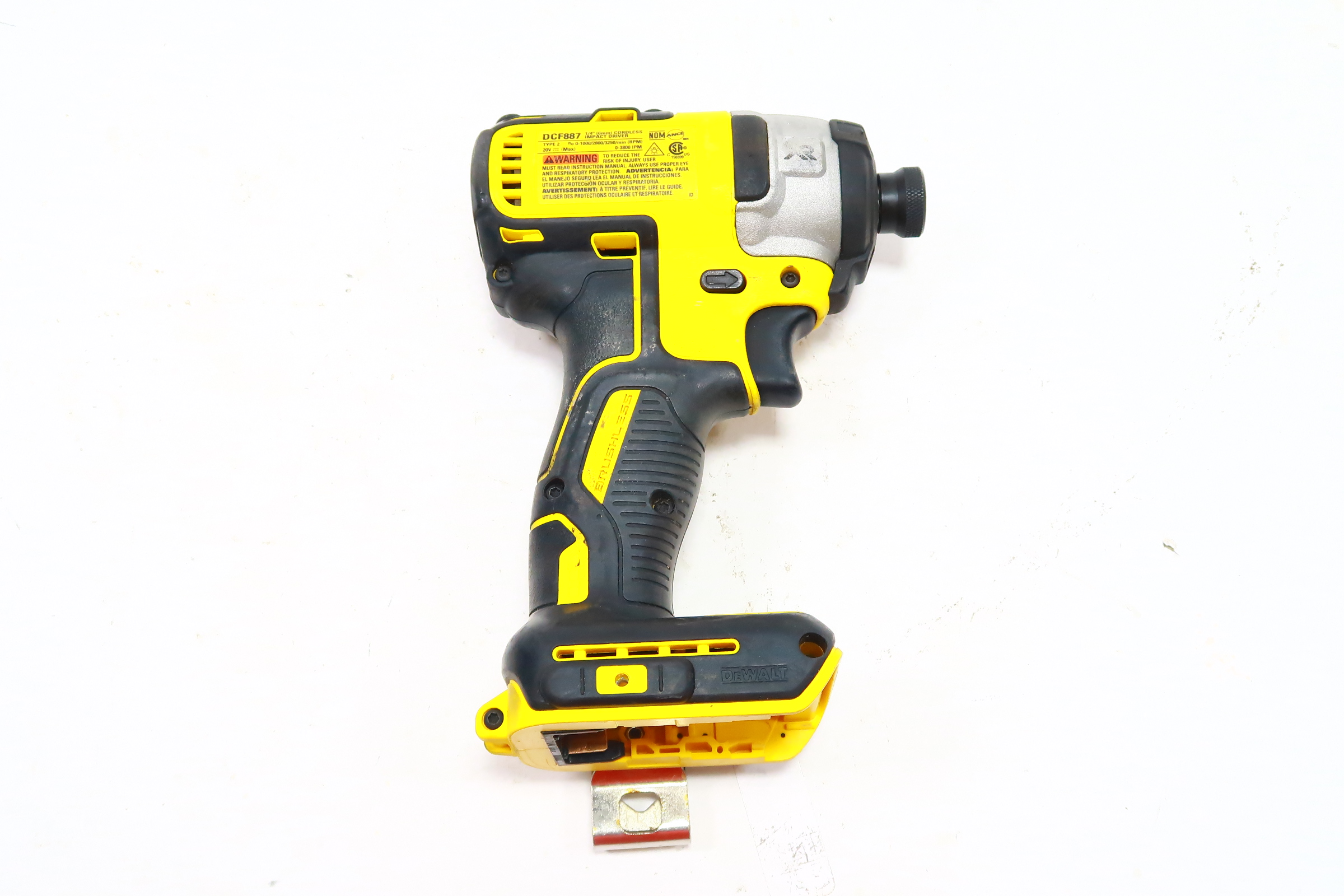 DeWalt DCF887 20Volt MAX XR Cordless Brushless 3Speed 1/4 in. Impact