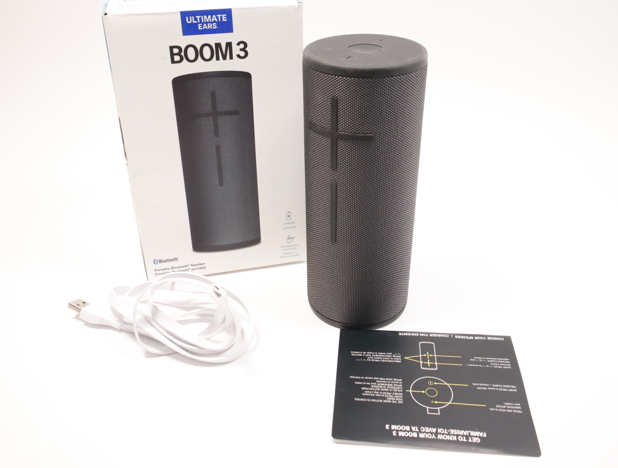 ULTIMATE EARS Boom orders 3 Portable Wireless Bluetooth Speaker (Waterproof), Night Bla