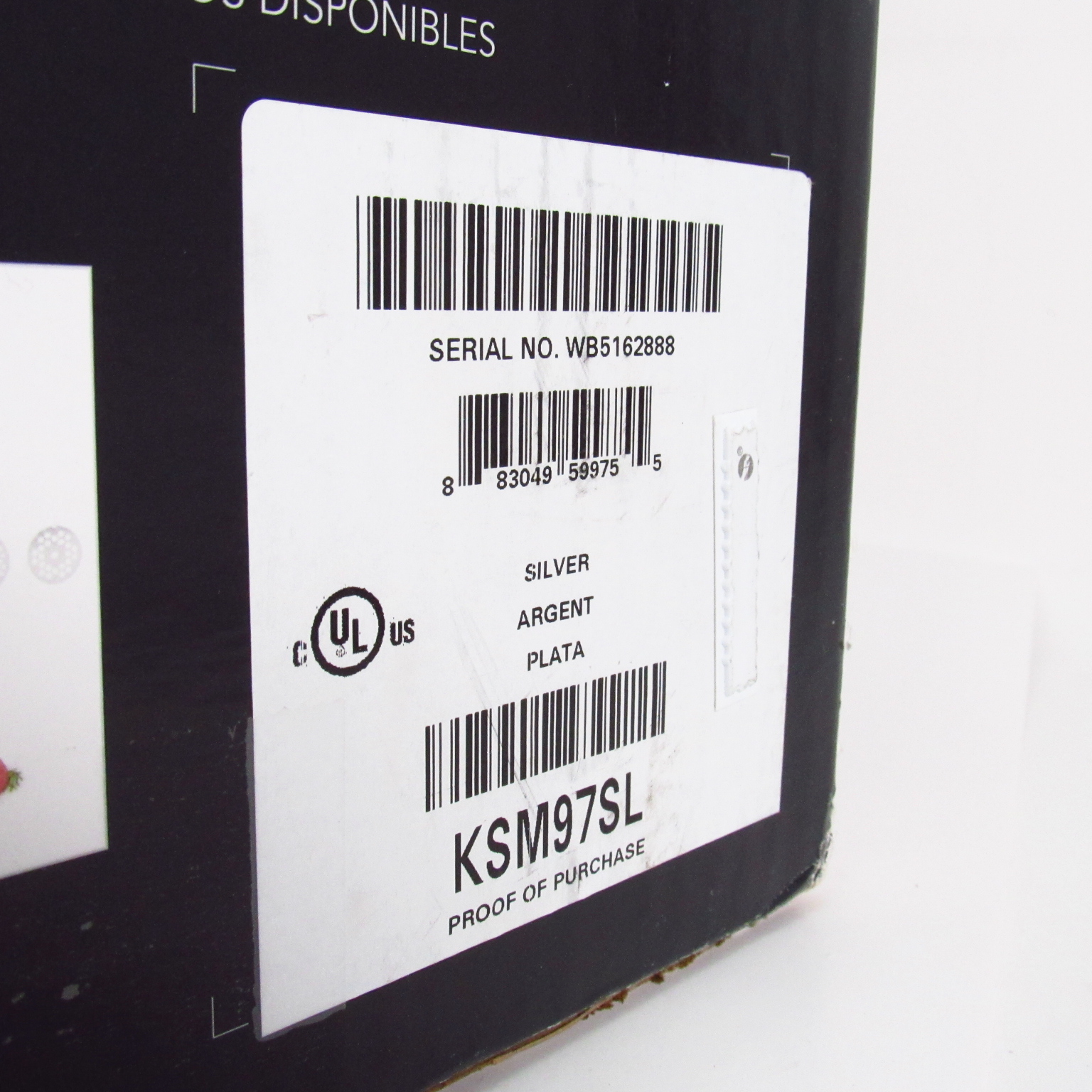 KitchenAid Deluxe KSM97SL 4.5Quart 4.3Liter TiltHead Stand Mixer