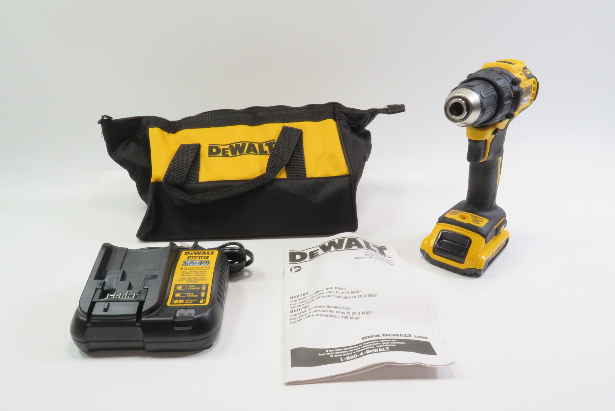 DeWalt DCD793D1 20V MAX 1/2