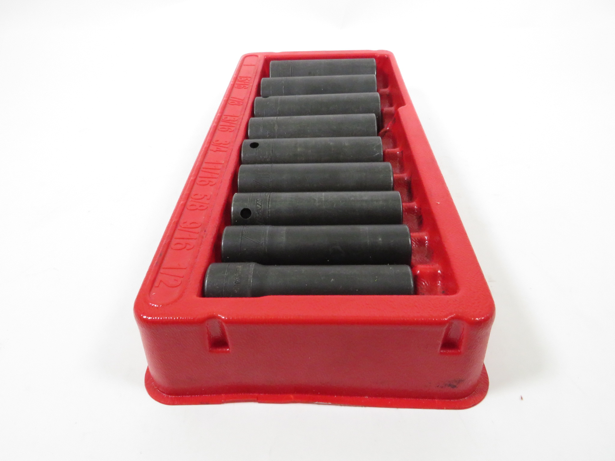 Snapon Tools SIM180/SIM280 9Pc 1/2" Drive 6Point SAE Flank Drive Socket Set