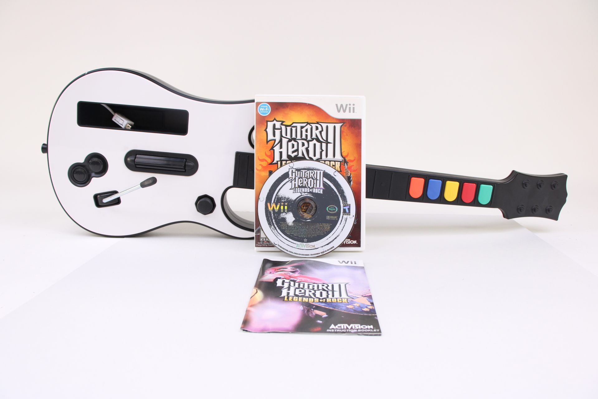 Guitar sale Hero III Legends of Rock Bundle for Nintendo Wii