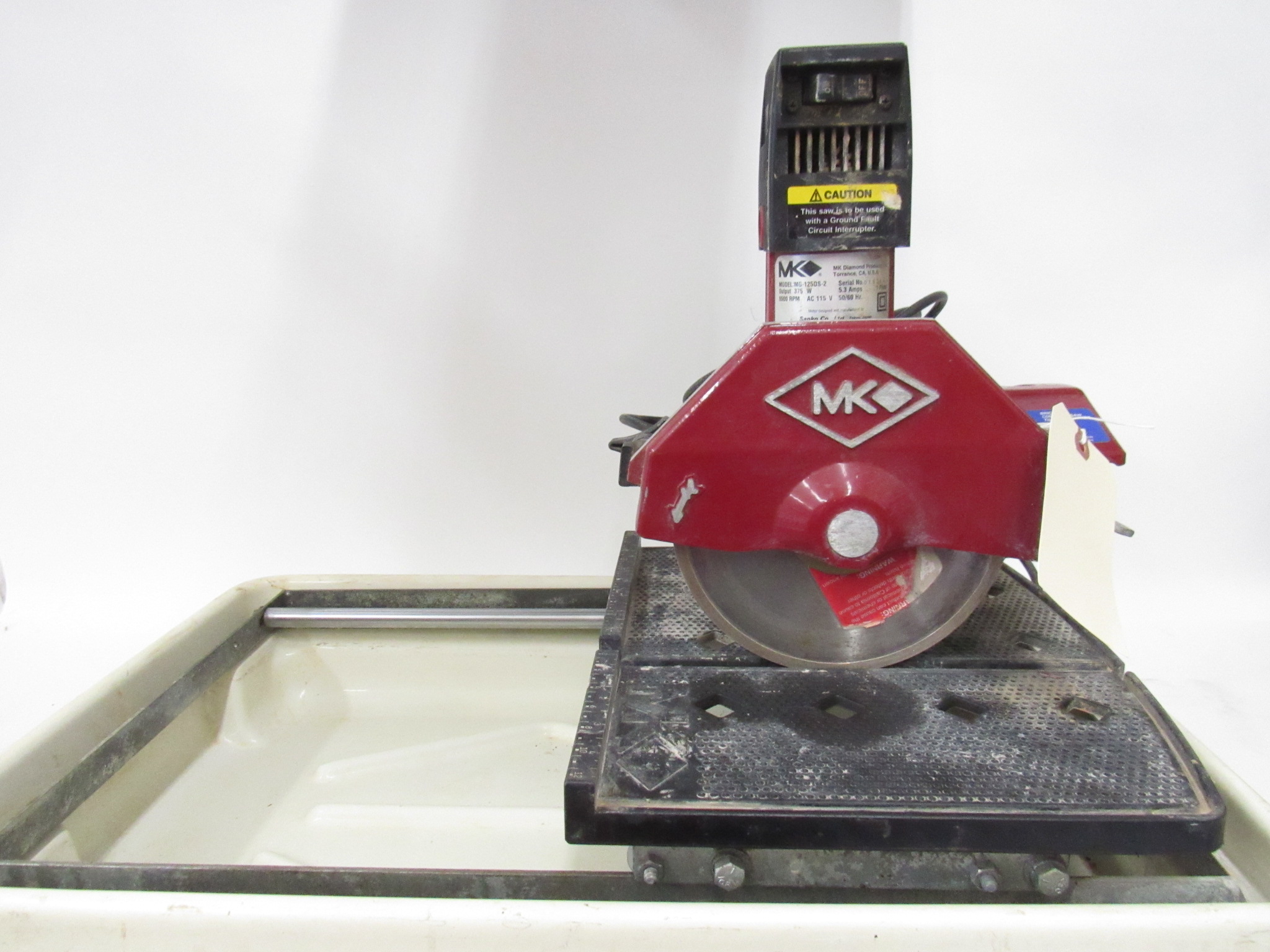 mmm MK 156440 MK-125DS-2 Brick Tile Concrete Saw Local Pickup Only