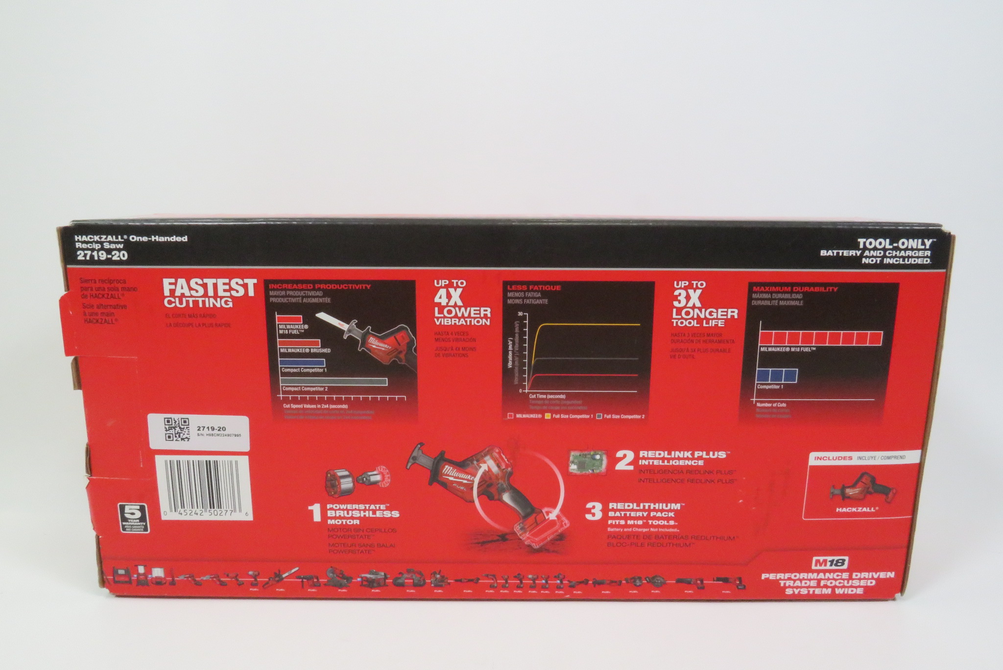 Milwaukee 271920 18V Brushless Cordless Reciprocating Saw