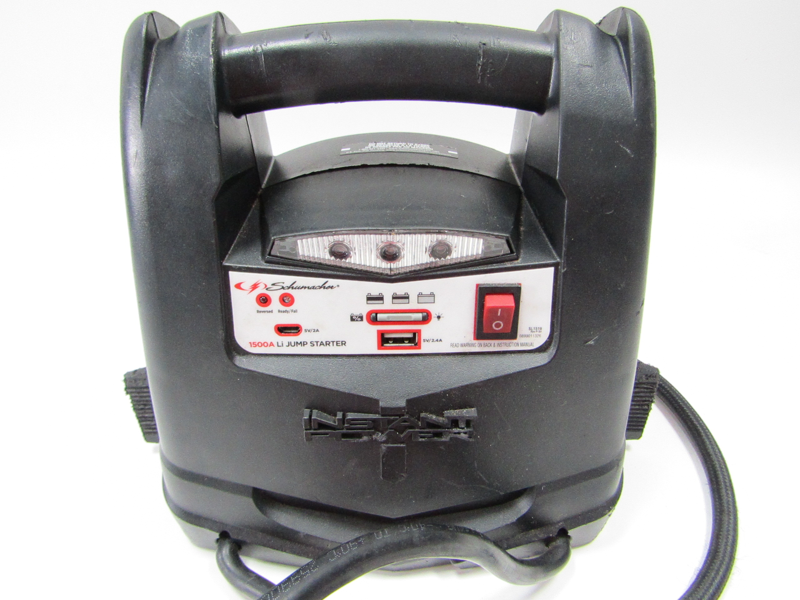 Schumacher Instant Power 12V 1500A LiIon Jump Starter / Air Compressor