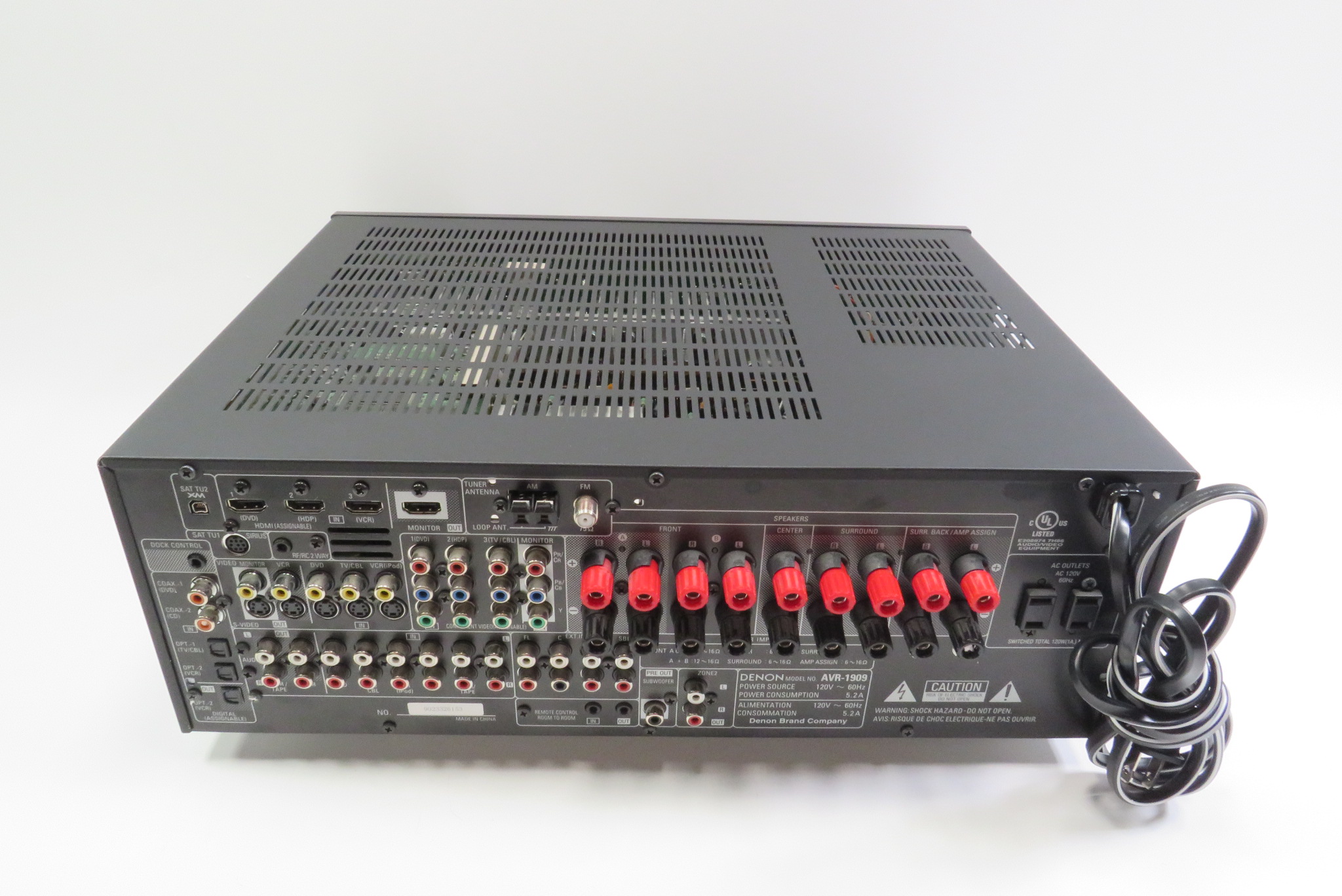 Denon AVR-1909 7.1-Channel AV Receiver