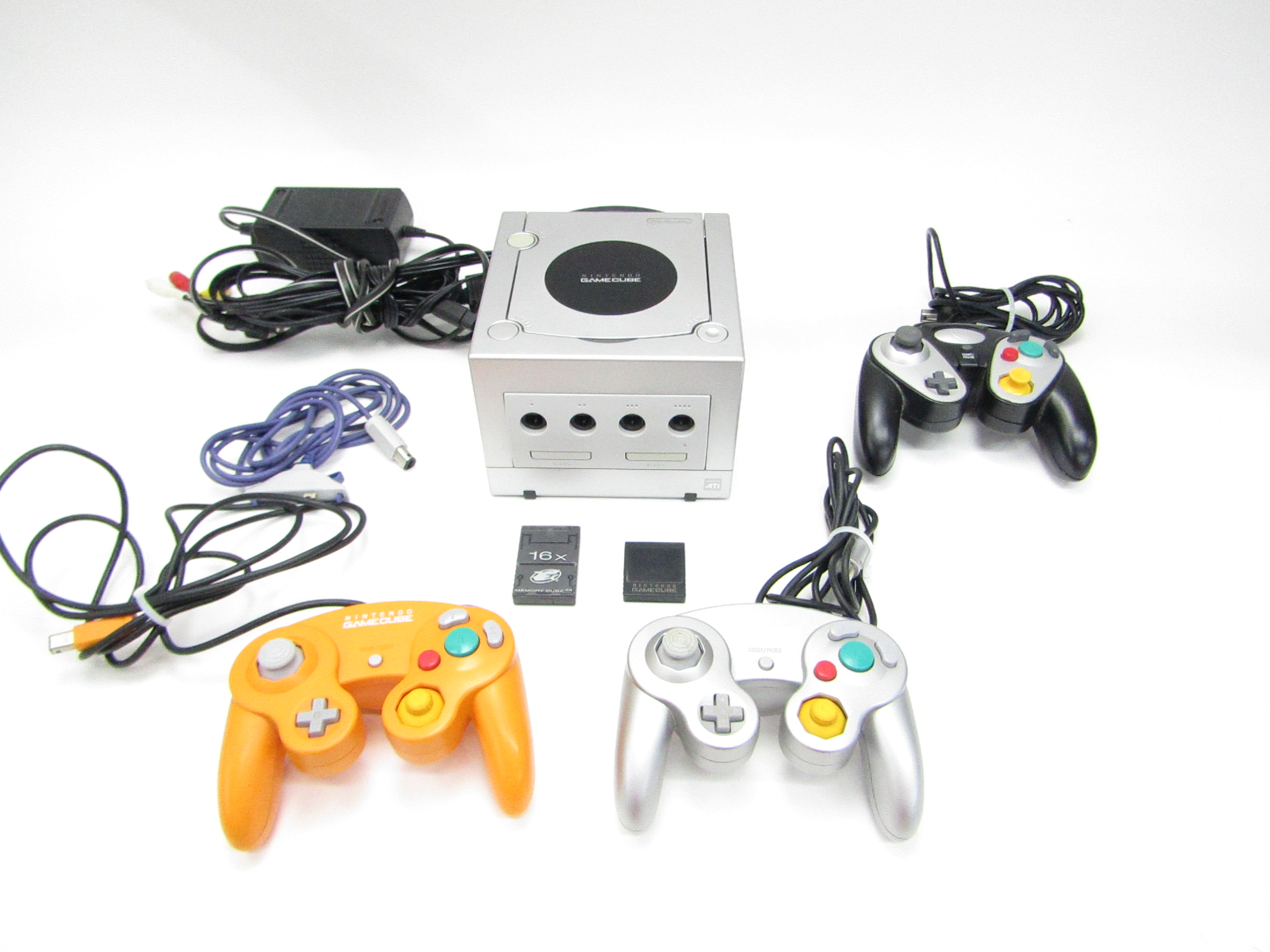 Nintendo offers GameCube DOL-001 Gaming System Silver Console & Cords Only