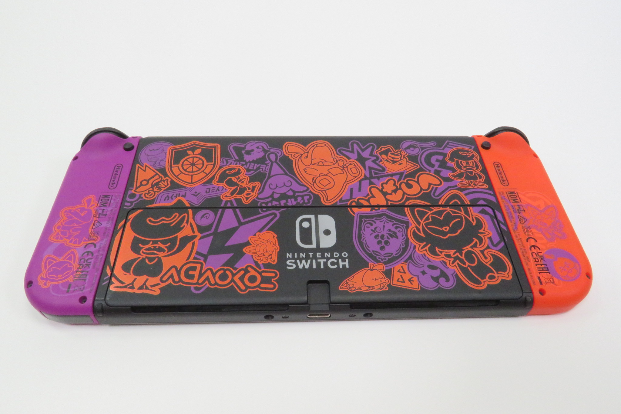 Nintendo Switch OLED HEG-001 Pokemon Scarlet/Violet Edition Game System ...