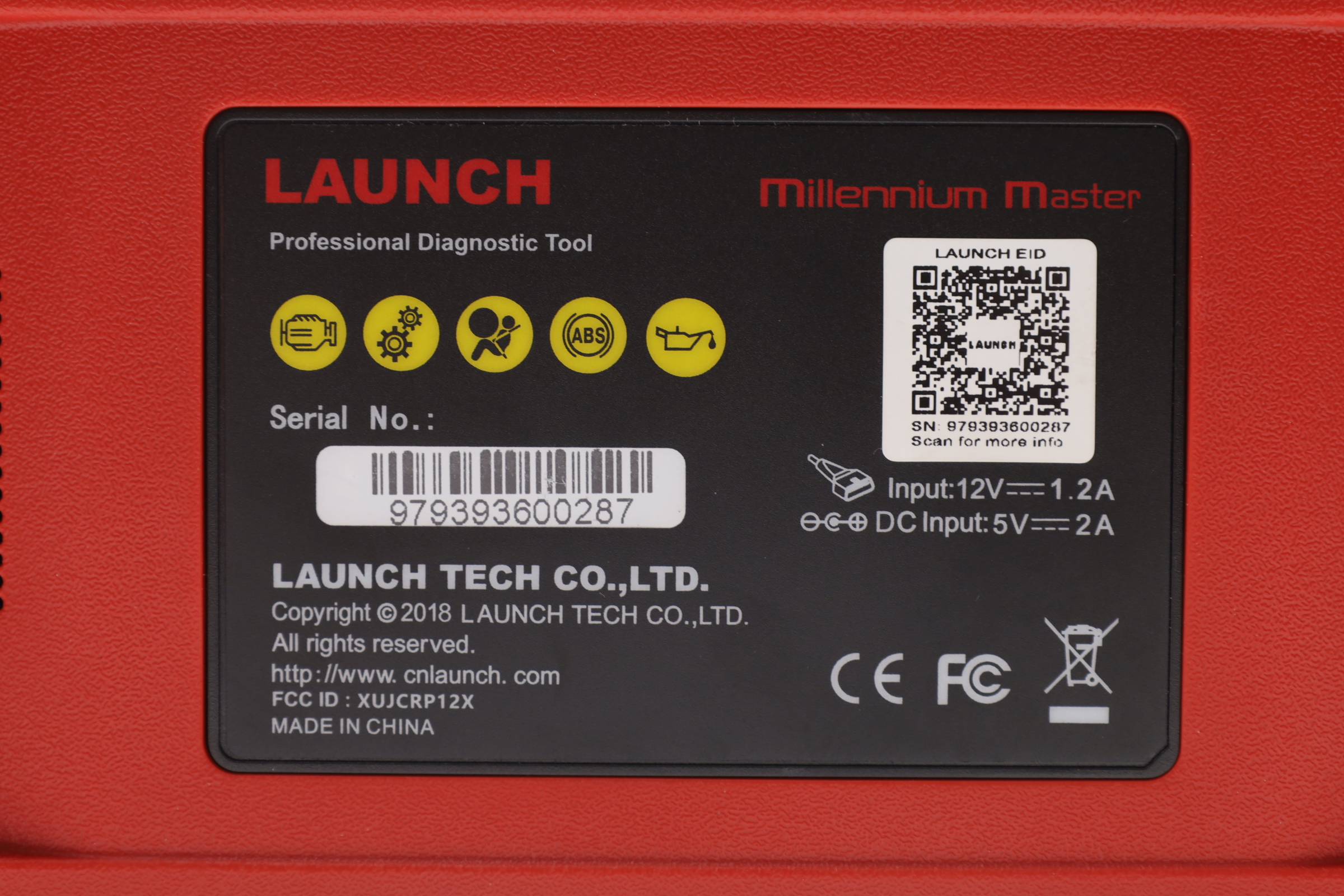 LAUNCH Millennium Master OBD2 5 Touchscreen Diagnostic Scanner Tool