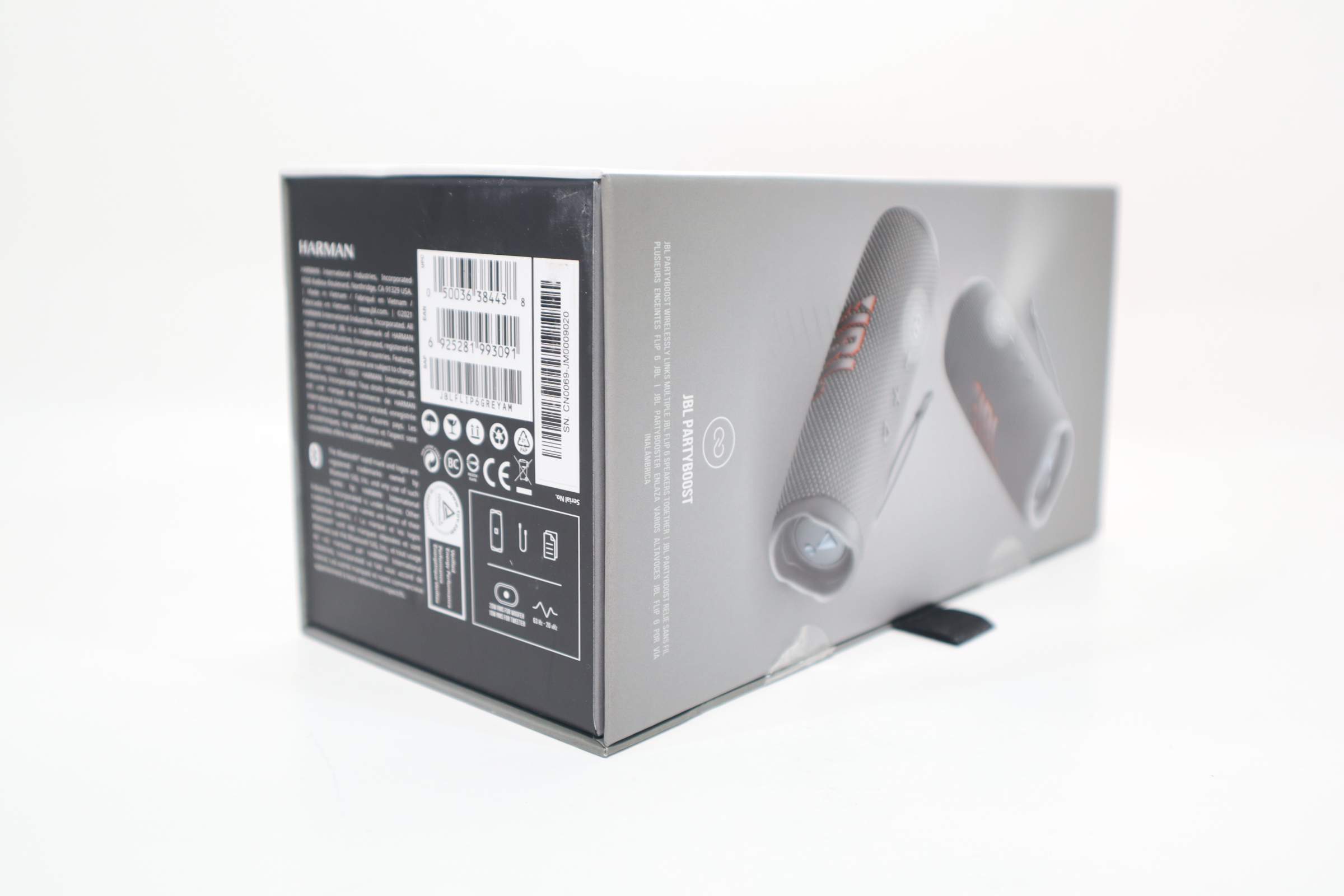 JBL Flip JBLFLIP6GREYAM Grey Portable 30W Waterproof - Main Image