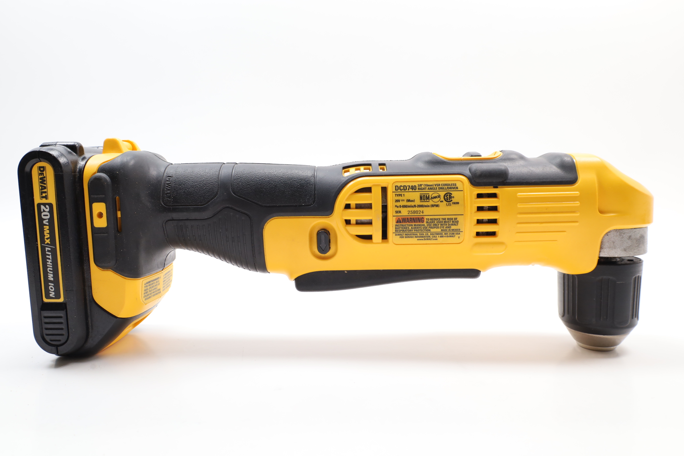 DeWalt DCD740 20V MAX 3/8
