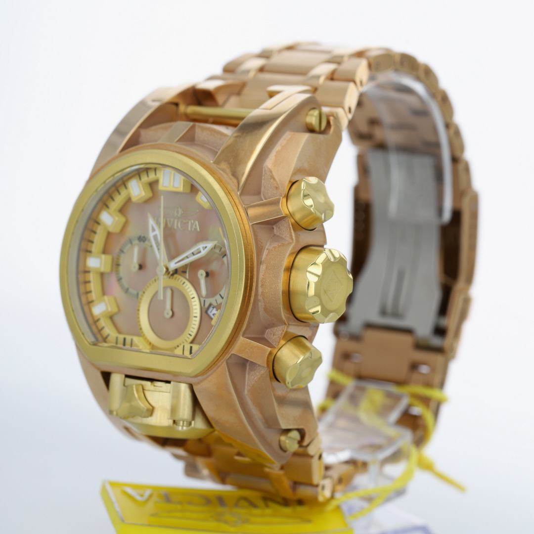 Invicta Bolt Zeus Magnum 52mm Mother of Pearl Dial Quartz Men's