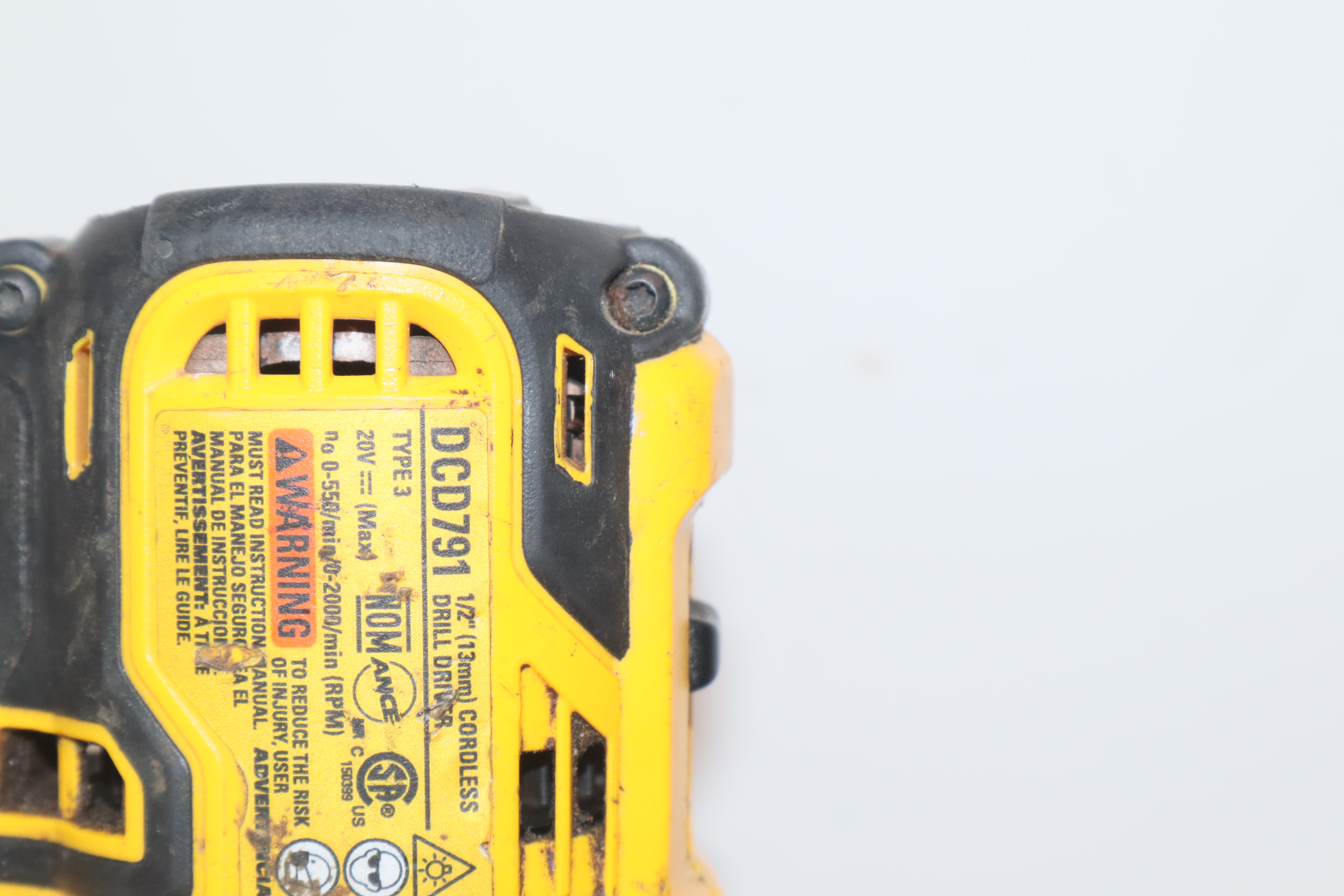DeWalt DCD791 20V MAX XR Brushless Compact 1/2